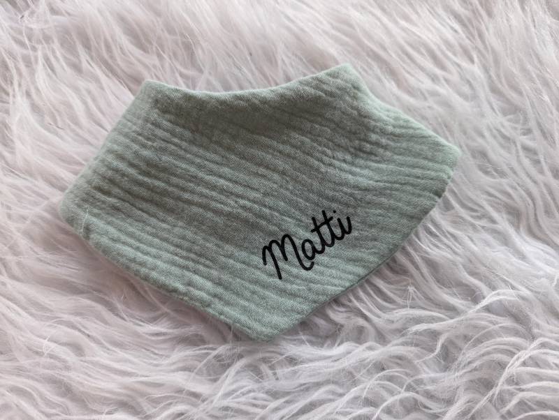 Halstuch, Lätzchen, Personalisiert Mit Namen, Schönes Geschenk Zur Geburt von Etsy - InisBeanies