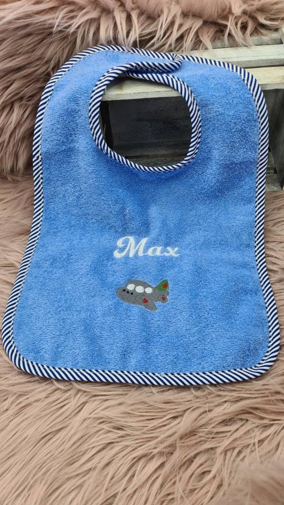 Riesen-Klettlatz Größe 30/45 Klett Lätzchen Baby Personalisiert Mit Namen Bestickt/Viele Farben von Etsy - InsaneandUnique