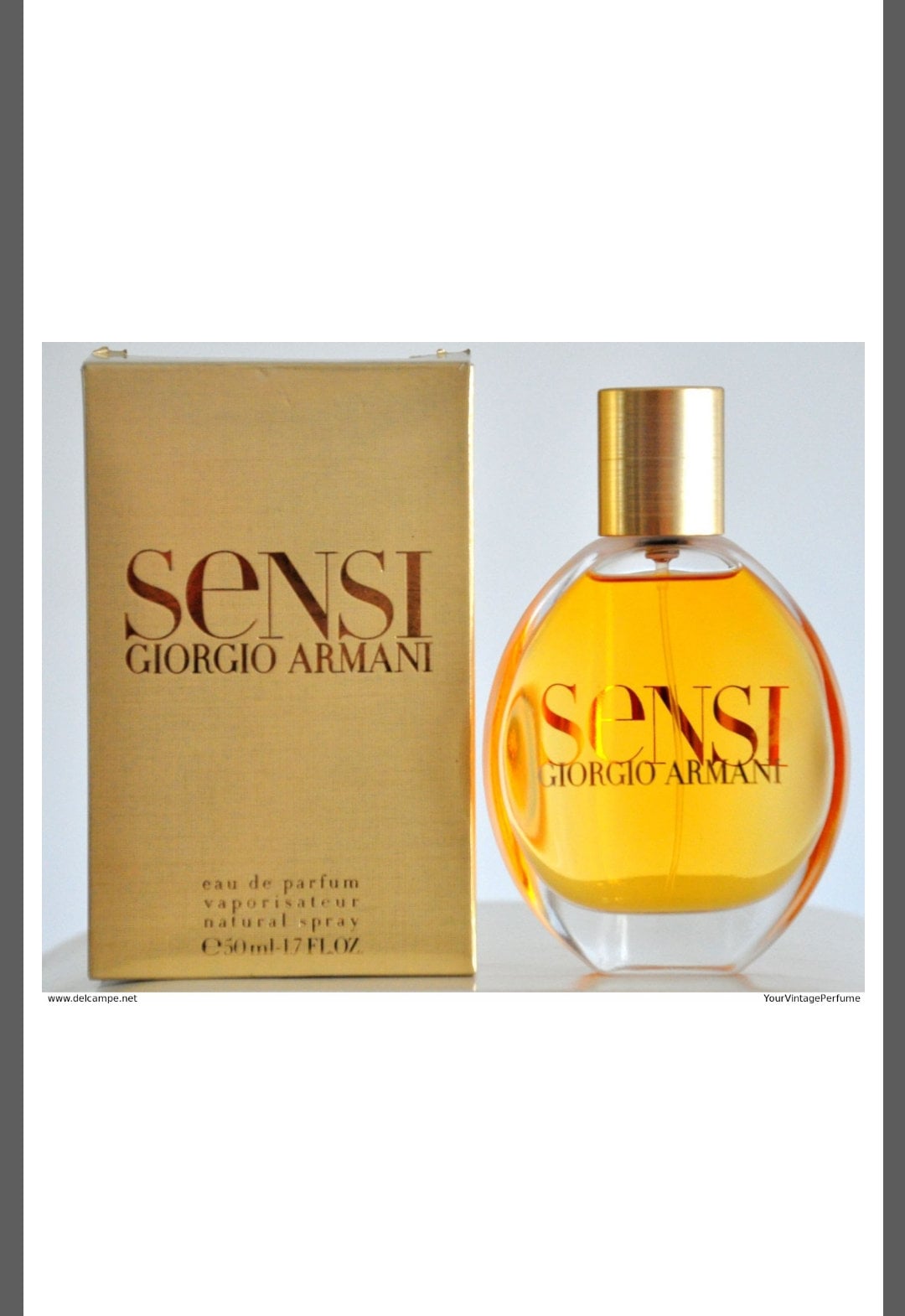 Sensi Giorgio Armani 2002 Eau De Parfum 50Ml 1, 7 Fl.oz Natürlicher Spray Vintage Duft Für Frau Eingestellt Neu Versiegelt von Etsy - ItalianRetroBoutique