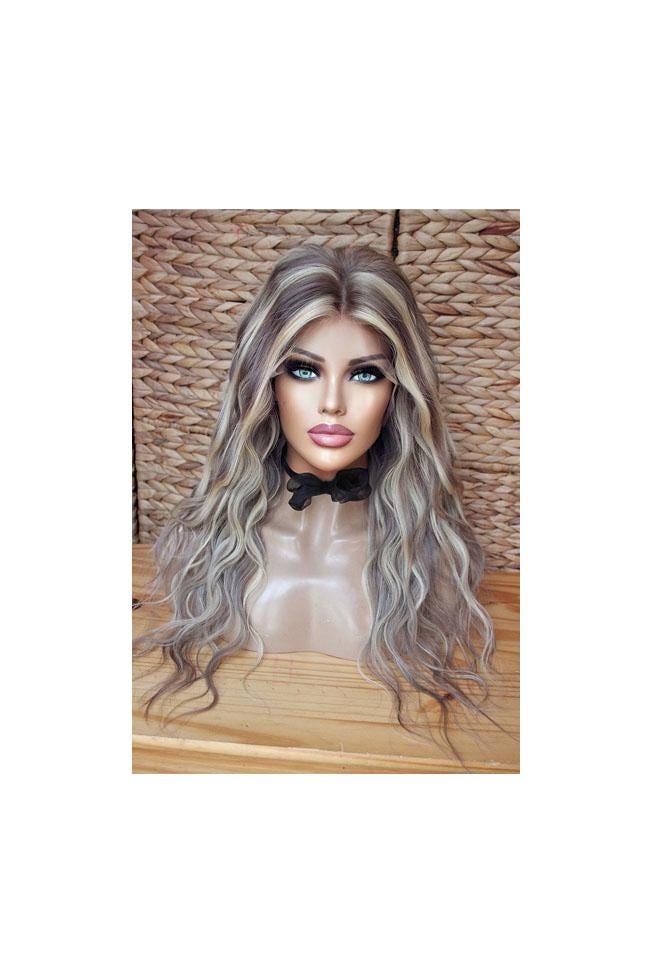 Perücke Lace Wig Remy Echthaar 100% Blond Goldblond Aschbraun Dunkelblond Braun Hellbraun Highlights Balayage Strähnchen Lang Gewellt Wellig Perücke Lace Wig Remy Echthaar 100% Blond Goldblond Aschbraun Dunkelblond Braun Hellbraun Highlights Balayage Strähnchen Lang Gewellt Wellig von Etsy - JLWLaceWigPeruecken