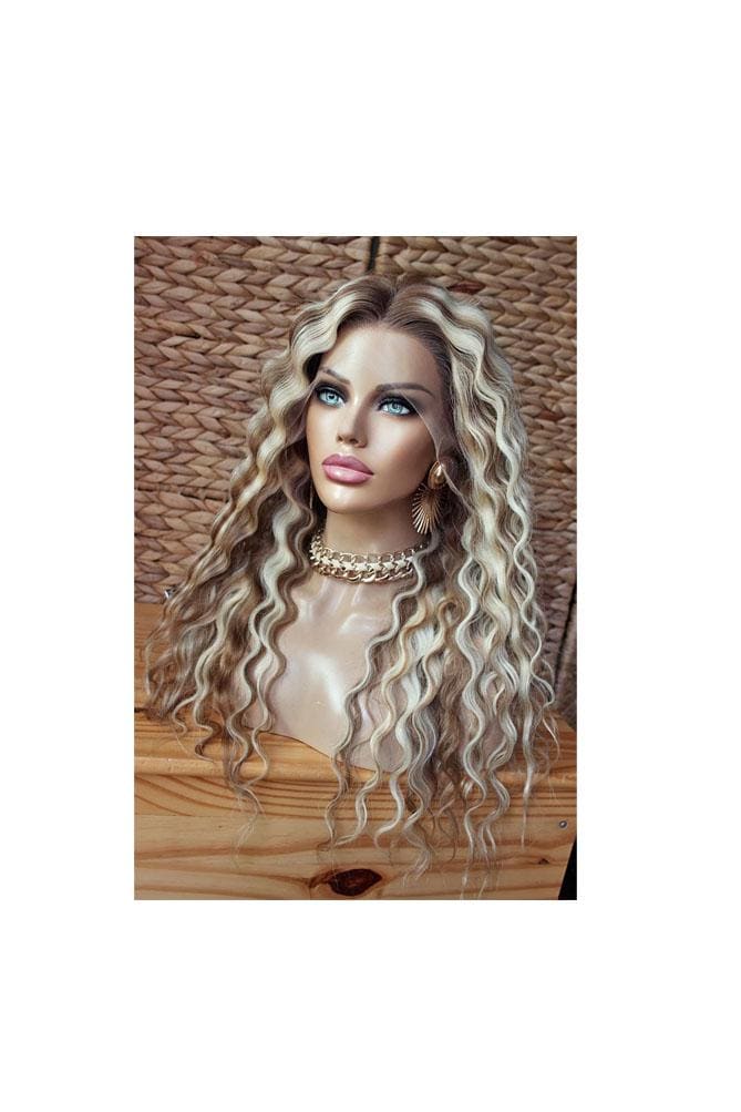 Perücke Remy Echthaar 100% Menschlich Lace Gewellt Wellig Lang Blond Hellblond Braun Hellbraun Mittelbraun Ombre Piano Highlights Natürlich Perücke Remy Echthaar 100% Menschlich Lace Gewellt Wellig Lang Blond Hellblond Braun Hellbraun Mittelbraun Ombre Piano Highlights Natürlich von Etsy - JLWLaceWigPeruecken