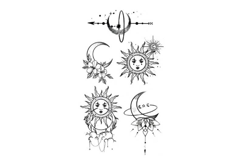 Astronaut Temporäres Tattoo, Mond-Tattoo, Mädchen-Tattoo, Galaxy-Tattoo, Kleine Tattoos, Sommer-Tattoo, Universum-Tattoo von Etsy - JUZIgift