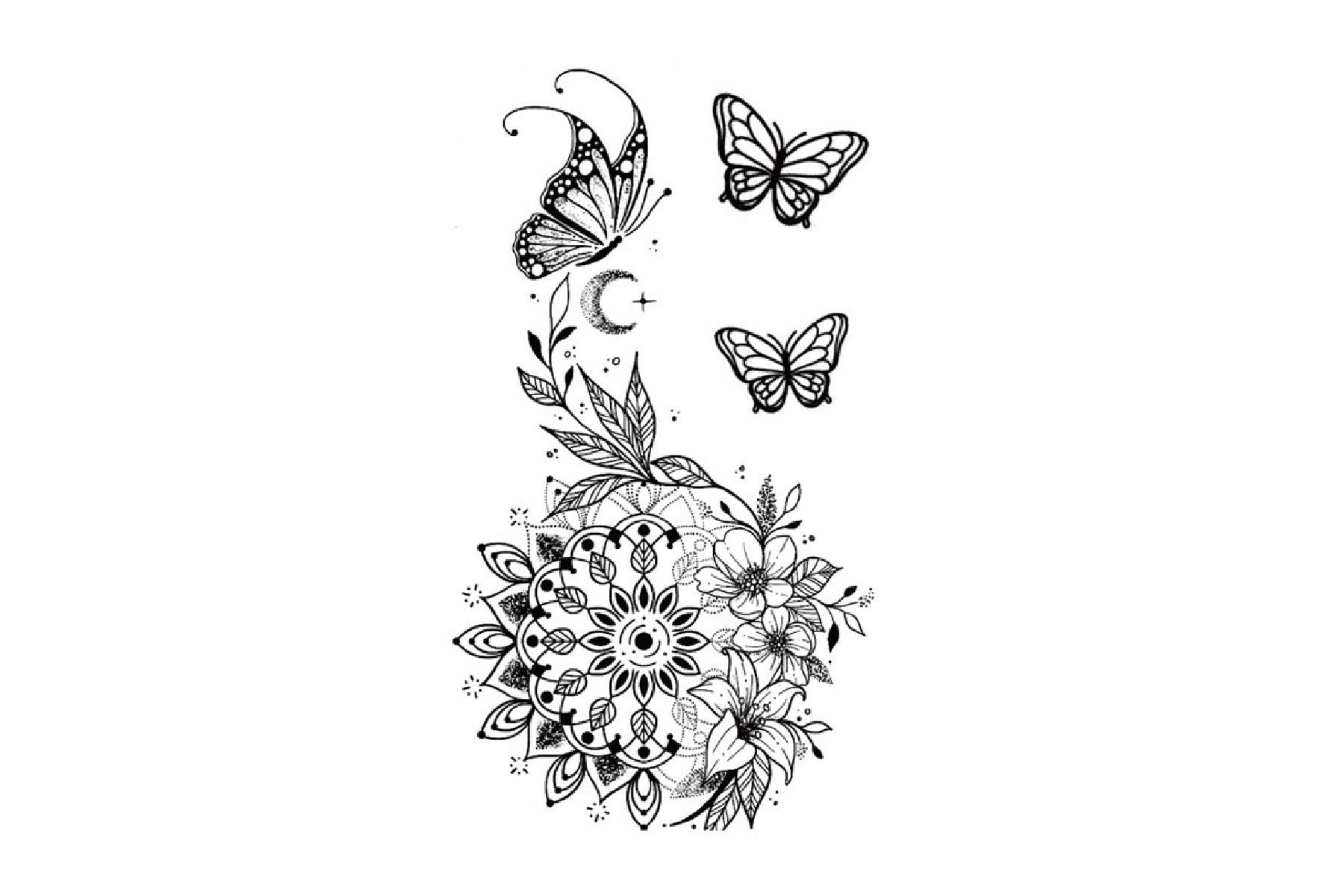 Schmetterling Temporäres Tattoo, Tattoo| Benutzerdefinierte Tattoos | Festival Tattoo Sommer Tattoo-Design, Tattoo-Ideen, Tattoo-Blitz von Etsy - JUZIgift