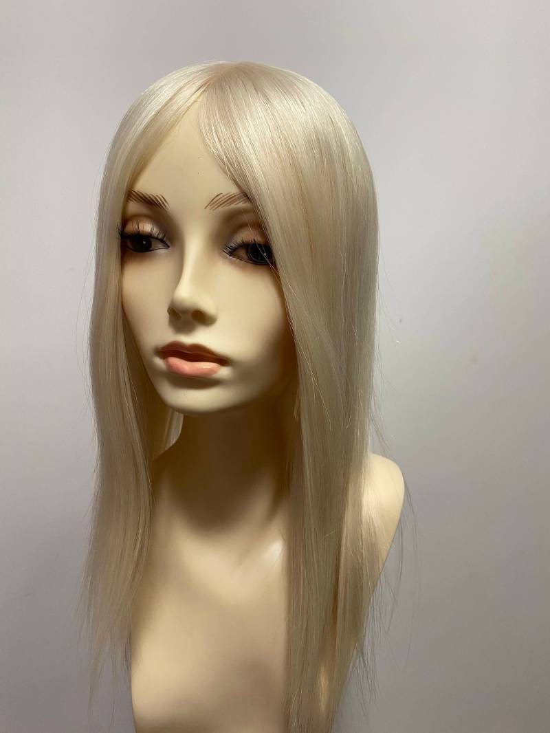 Ashy Blonde 8x8 "' Jessica 15-16 130% Dichte Haut Echthaar Topper Für Dünner Werdendes Haar | Mehr Volumen von Etsy - JacquelineWigs