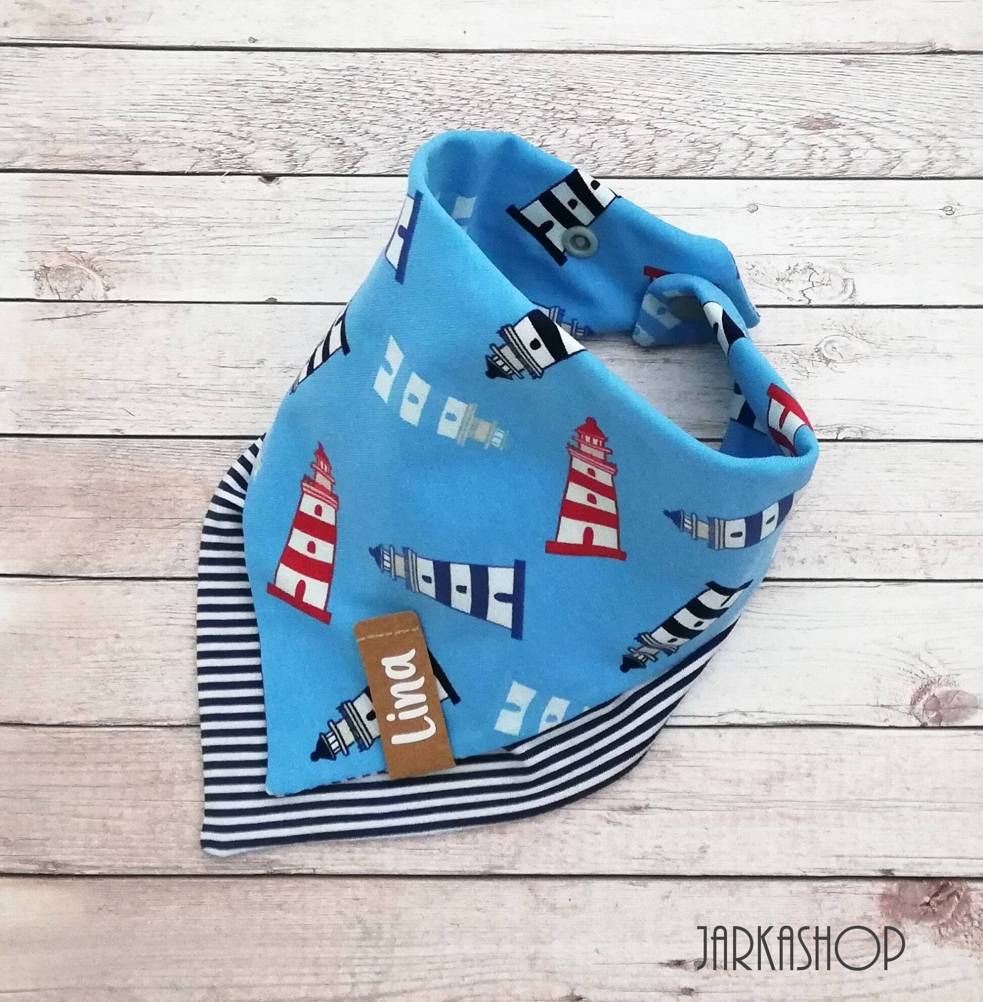 Baby Wende-Halstuch in Lagenlook Jersey, "Leuchtturm", Blau-Weiß, Maritim, Halstuch Mit Namen, Personalisiert, Halstuch, Babyhalstuch Baby Wende-Halstuch in Lagenlook Jersey, "Leuchtturm", Blau-Weiß, Maritim, Halstuch Mit Namen, Personalisiert, Halstuch, Babyhalstuch von Etsy - Jarkashop