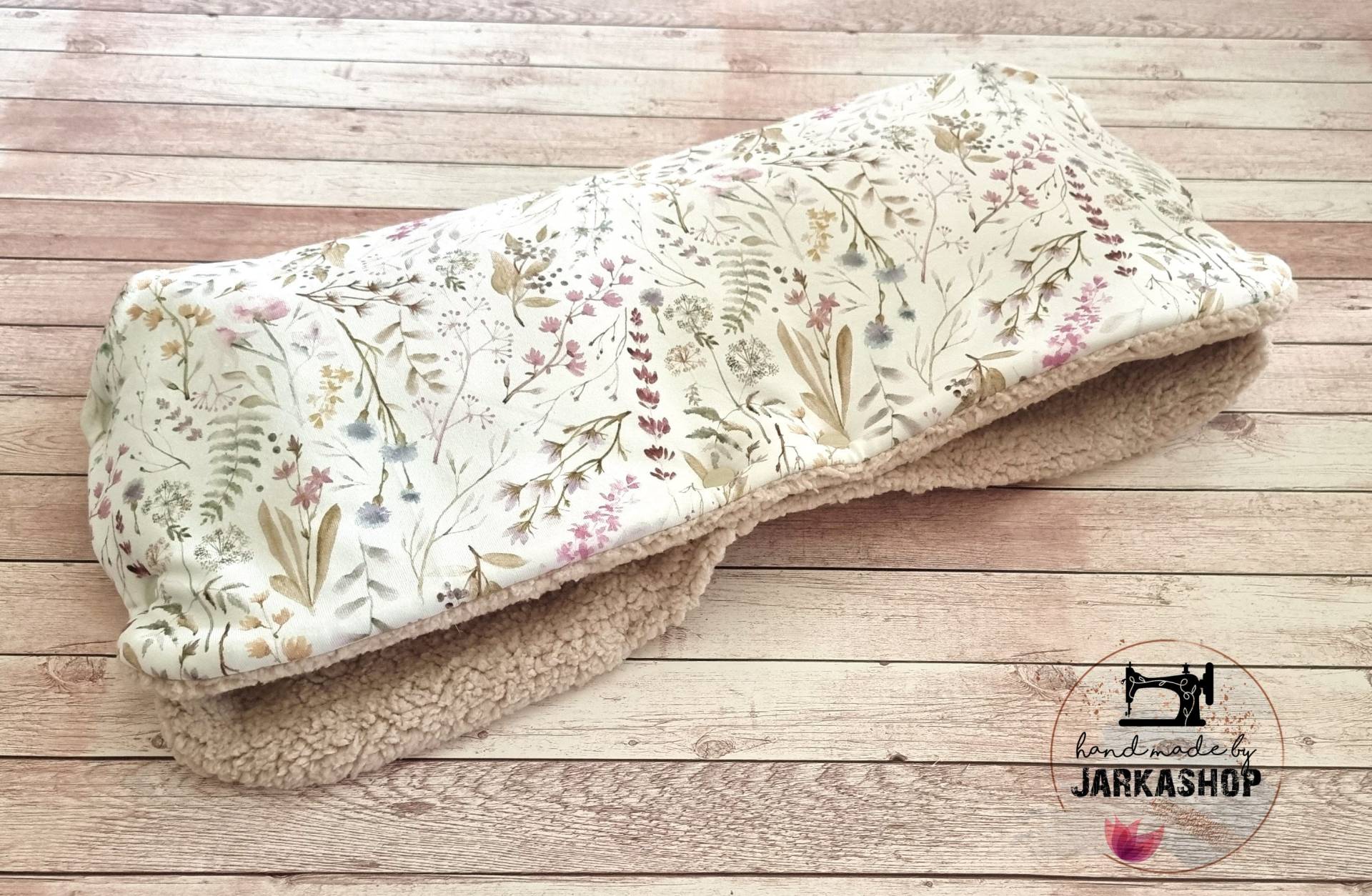 Kinderwagenmuff Handwärmer "Zweige Blümchen Weiß-Beige" Mit Vlies Und Teddyplüsch, Minky Fleece, Waffel Stoff, Winter Kinderwagenmuff Handwärmer "Zweige Blümchen Weiß-Beige" Mit Vlies Und Teddyplüsch, Minky Fleece, Waffel Stoff, Winter von Etsy - Jarkashop