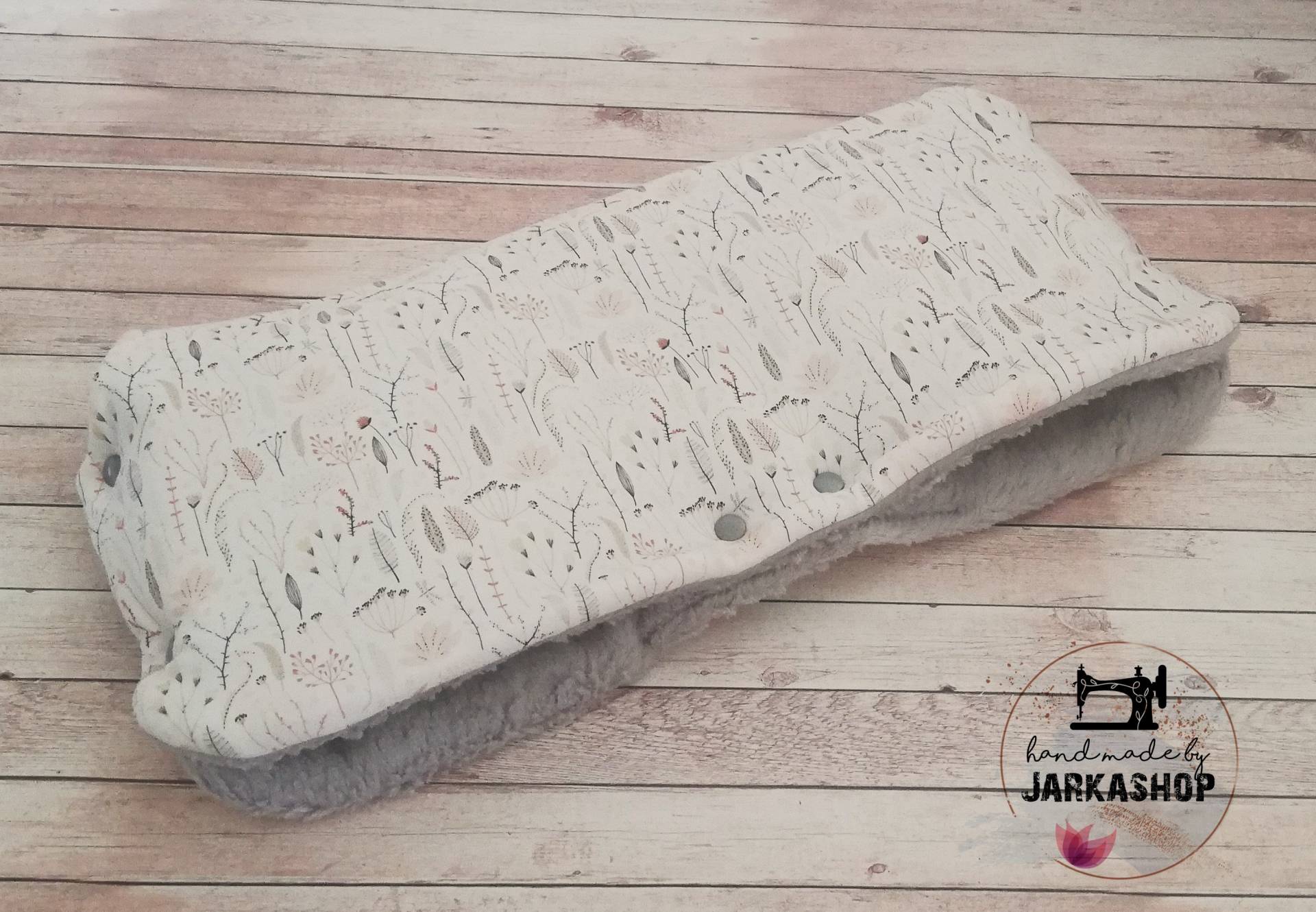 Kinderwagenmuff Handwärmer "Zweige Blümchen Weiß-Grau" Mit Vlies Und Teddyplüsch, Minky Fleece, Waffel Stoff, Winter Kinderwagenmuff Handwärmer "Zweige Blümchen Weiß-Grau" Mit Vlies Und Teddyplüsch, Minky Fleece, Waffel Stoff, Winter von Etsy - Jarkashop