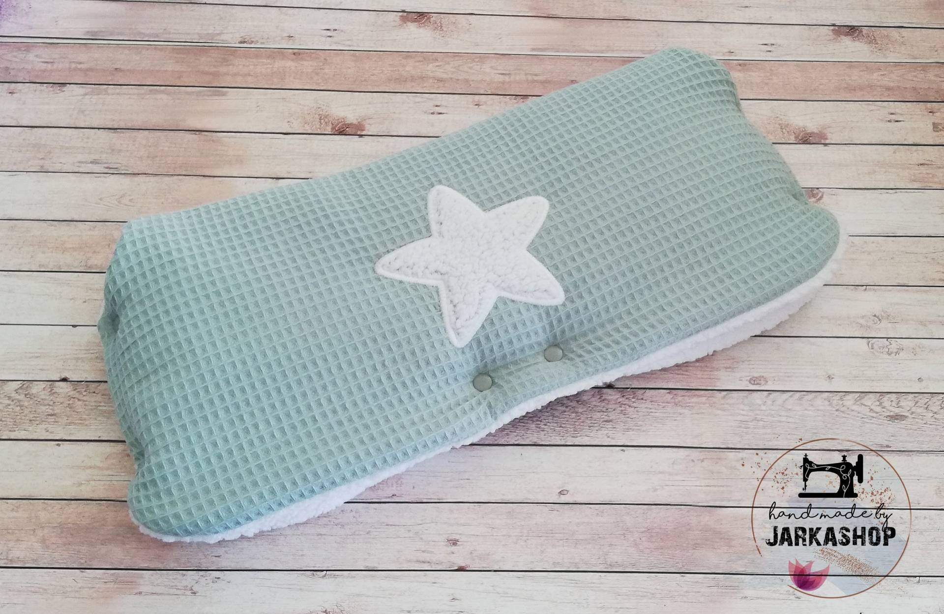 Kinderwagenmuff Mit Vlies Und Teddyplüsch, Handwärmer "Waffelpique Meergrün", Nach Wünsch Apli, Personalisierung, Winter Kinderwagenmuff Mit Vlies Und Teddyplüsch, Handwärmer "Waffelpique Meergrün", Nach Wünsch Apli, Personalisierung, Winter von Etsy - Jarkashop