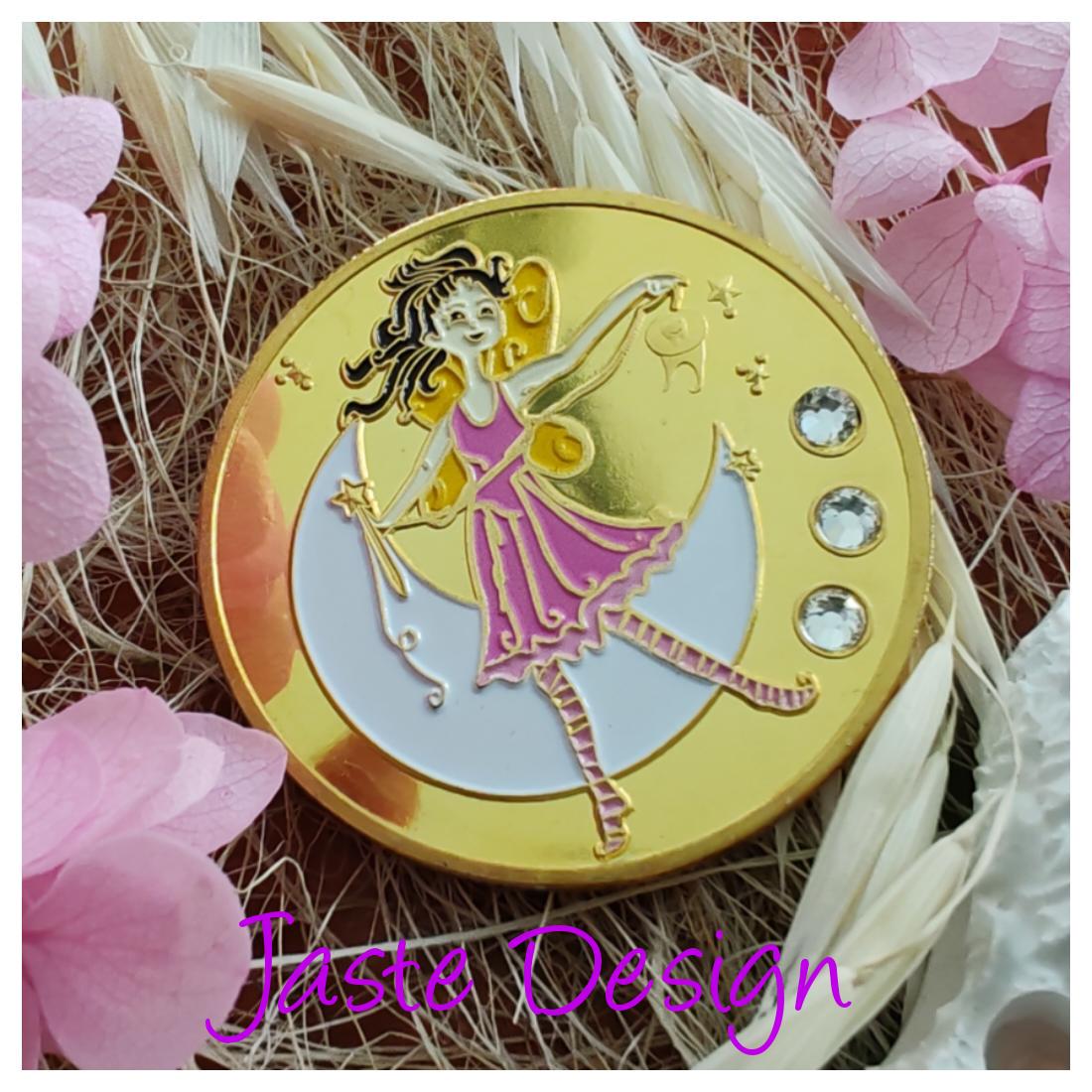 Medaille Zahnfee Gold Münze Für Kinder Grundschule Milchzähne Zahnlücke von Etsy - JasteDesign