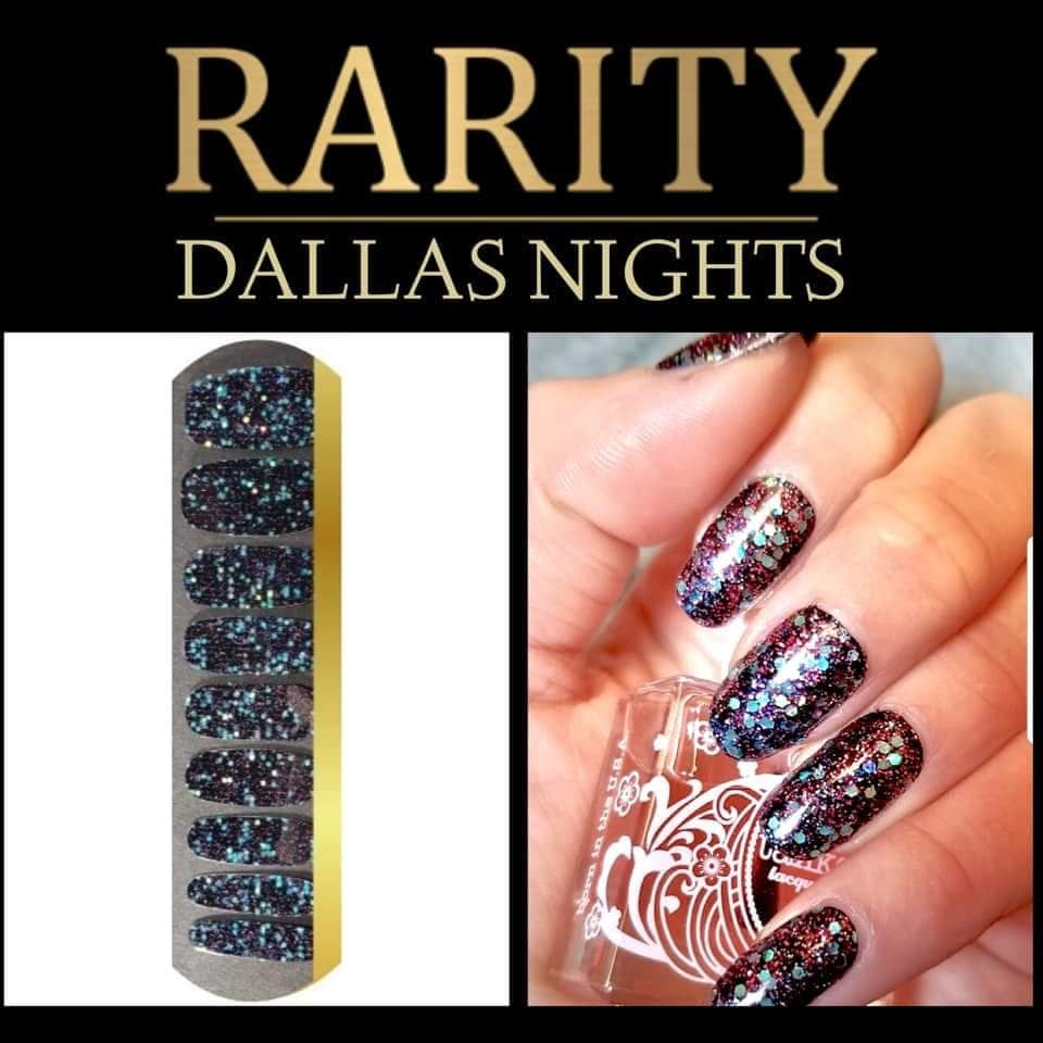 Dallas Nächte Rarität Nagellack Streifen Set Kostenloser Versand von Etsy - JennysVIPShop