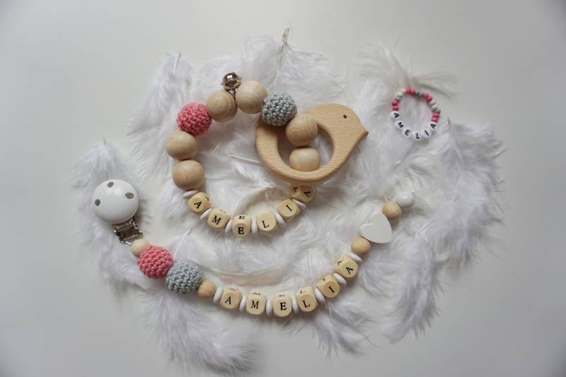 Greifling | Mit Name Personalisiert Baby von Etsy - JessisPerlenzauber