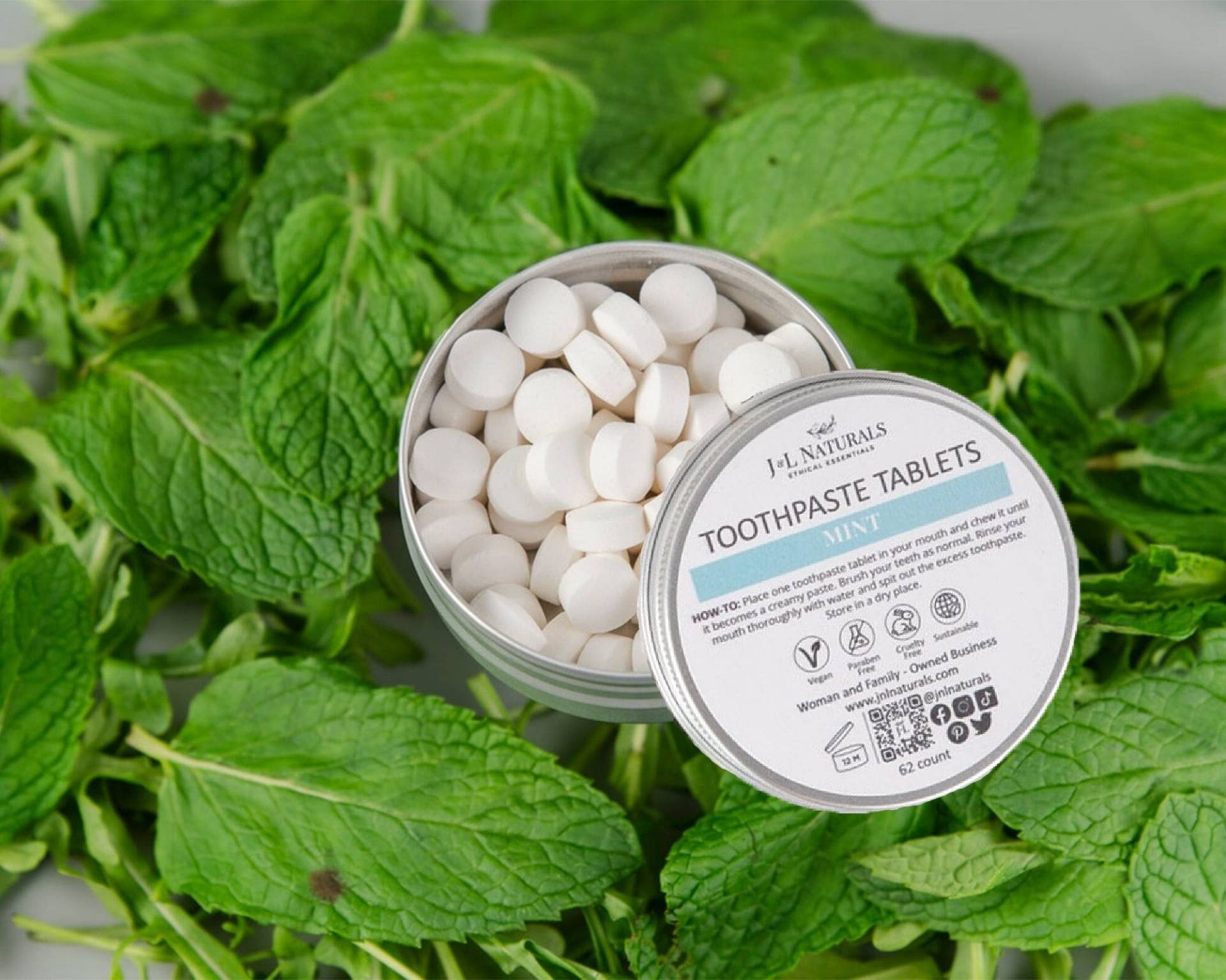 Minze Zahnpasta-Tabletten, Zero Waste Zahnpasta, Reisezubehör, Sommergeschenk, Chew Tabs, Natürliche Zahntabletten, Mundpflege Minze Zahnpasta-Tabletten, Zero Waste Zahnpasta, Reisezubehör, Sommergeschenk, Chew Tabs, Natürliche Zahntabletten, Mundpflege von Etsy - JnLNaturals