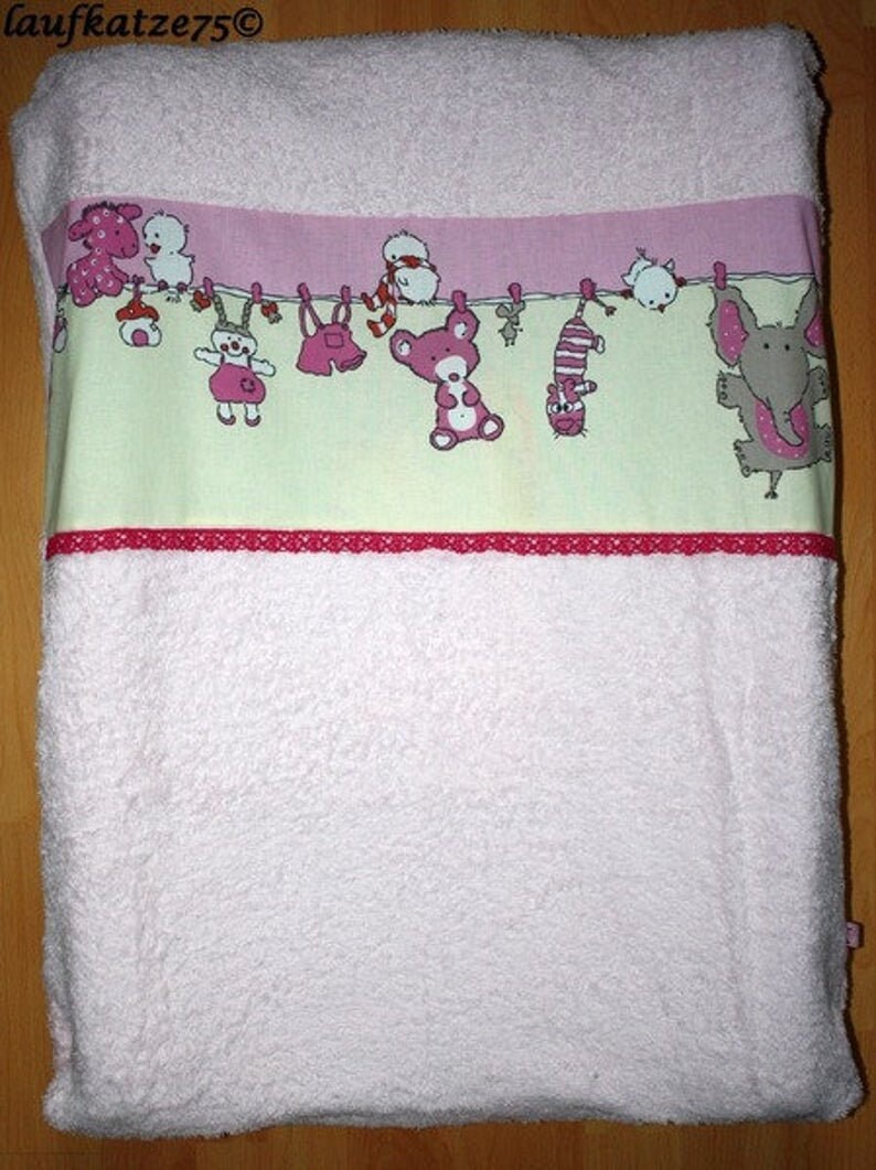 Bezug Für Wickeltisch Laundry Elefant Rosa Bunt 75 X 55 cm von Etsy - JoNiLuc