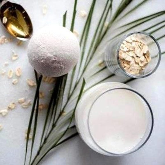 Haferflocken + Honigmilch Badekomet Haferflocken + Honigmilch Badekomet von Etsy - JoieandJude