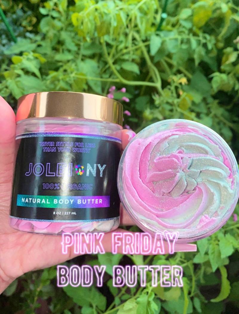 Pinke Friday Body Butter - Whipped Shea Mango Kokum Schimmernde Luxuriöse von Etsy - JoleiNYShop