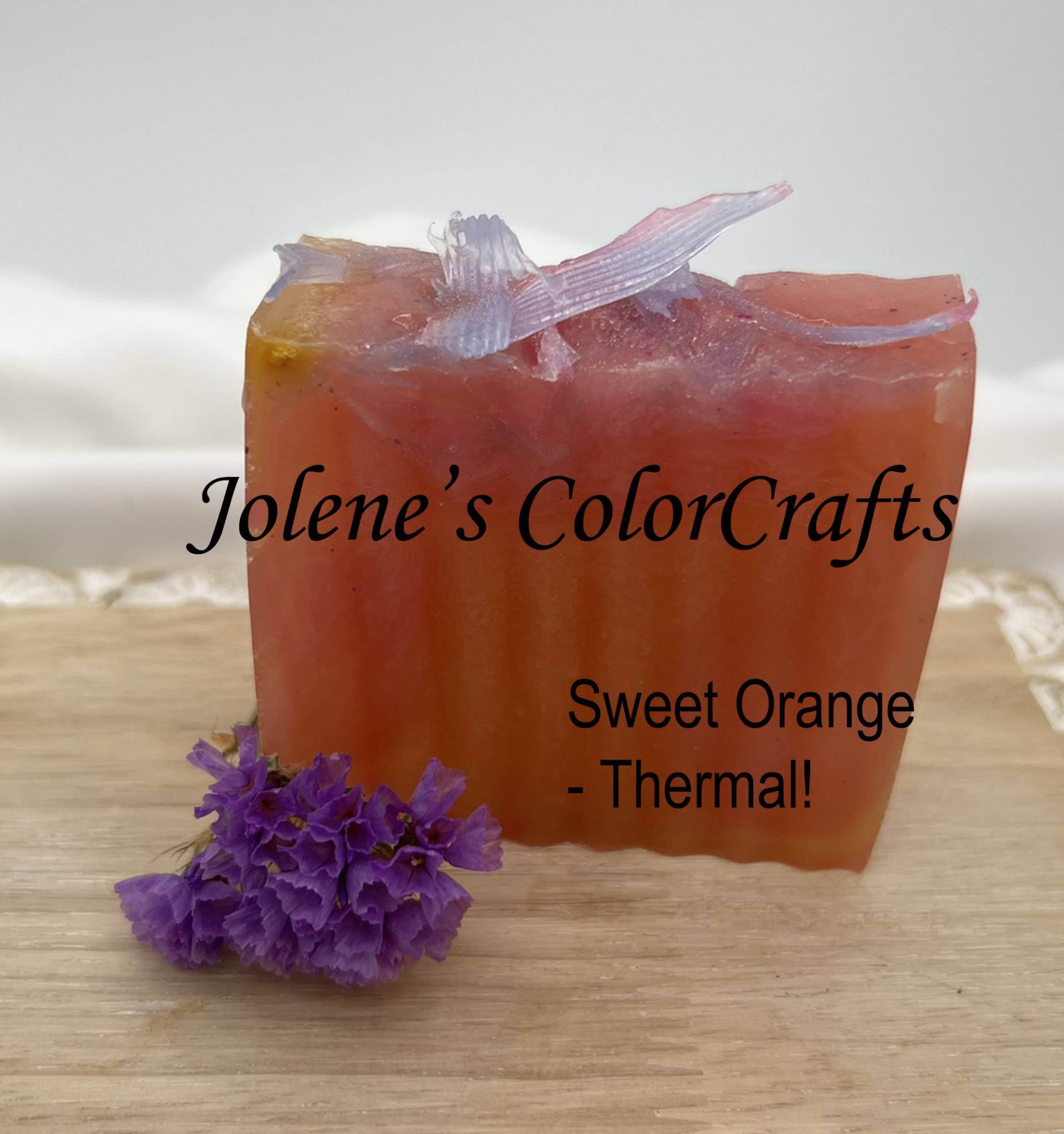 Glycerinseife, Blumiger Duft, Vegan, Maßgefertigte Hausgemachte Seife, Bunte Süße Orange von Etsy - JolenesColorCraftsUS