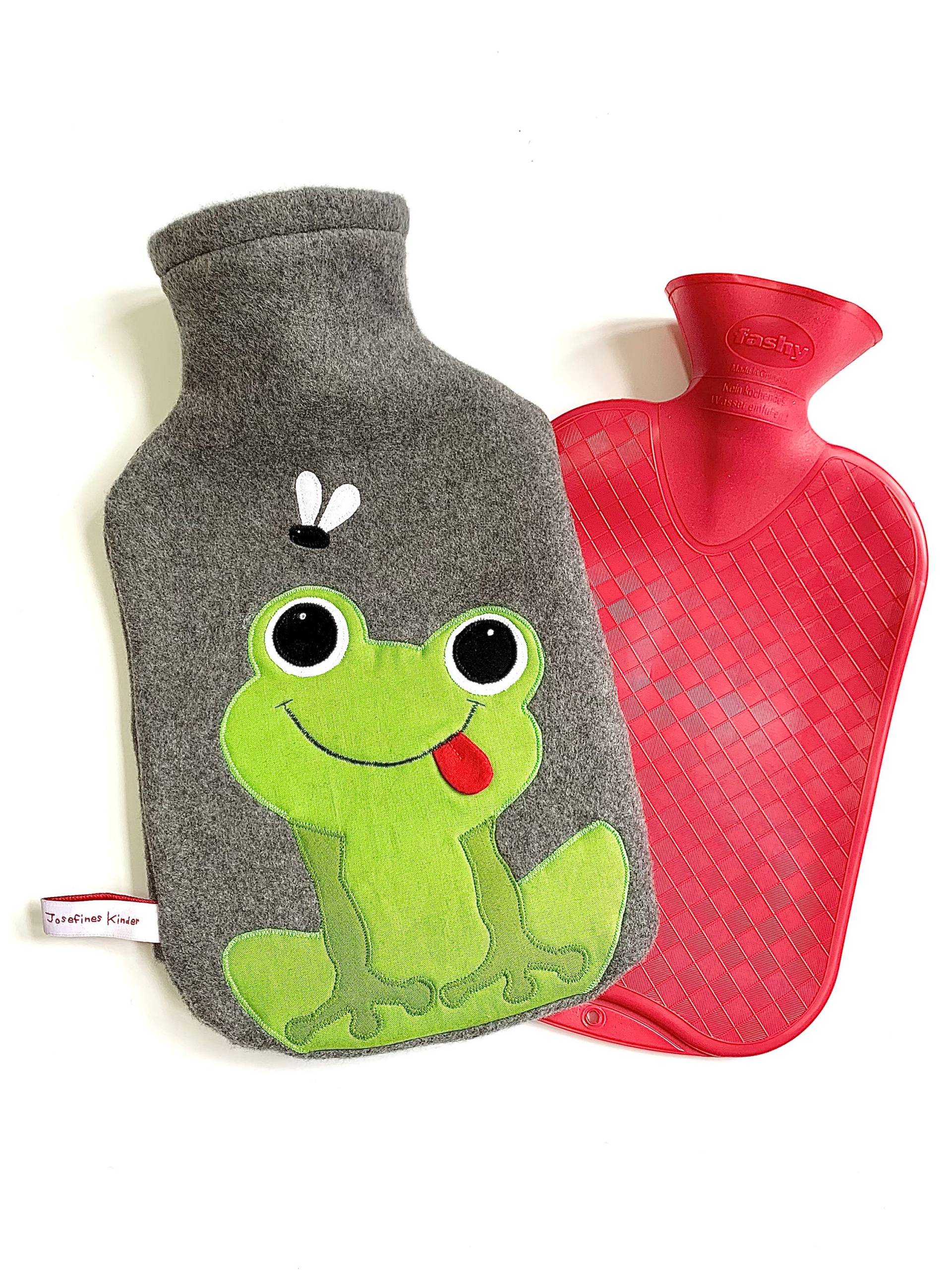 Wärmflasche Frosch von Etsy - JosefinesKinder