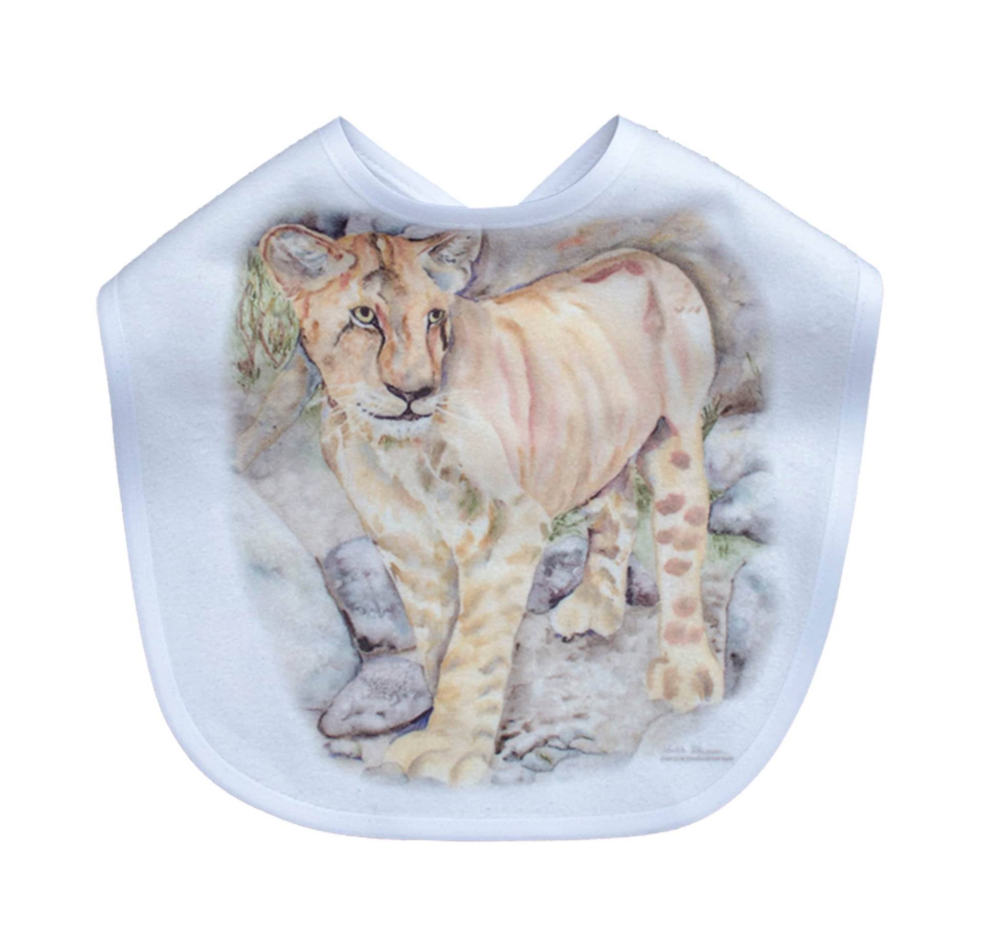 Kleiner Kerl | Löwe Cub Fleece Lätzchen Kleiner Kerl | Löwe Cub Fleece Lätzchen von Etsy - JulieDawsonArtist