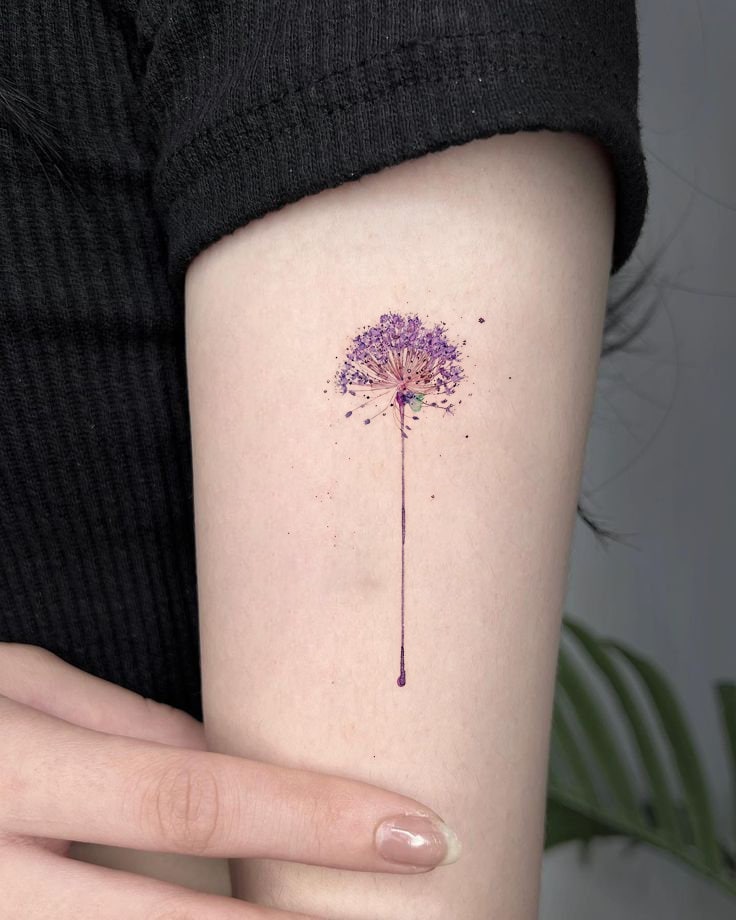 Löwenzahn Temporäre Tattoo-Löwenzahn Blume Tattoo-Temporäres Tattoo Set-Geschenk Für Freund-Freundschaft Geschenk-Bachelorette von Etsy - JulienPShop