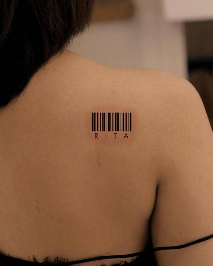 Temporäre Strichcode Tattoos-Barcode Tattoo-Temporäre Tattoo Set-Tattoo-Liebhaber-Geschenk-Idee-Geschenk Für von Etsy - JulienPShop