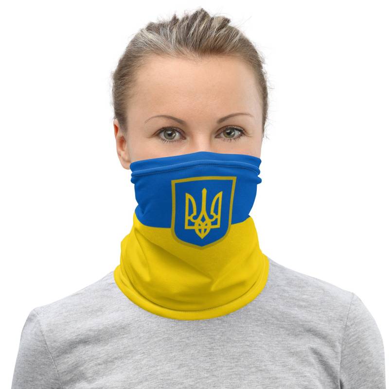 Ukraine Neck Gaiter, Armband, Gesichtsmaske, Bandana, Stirnband - Ukranian Pride & Ancestry Gaiter von Etsy - JustSimplyDadDesigns