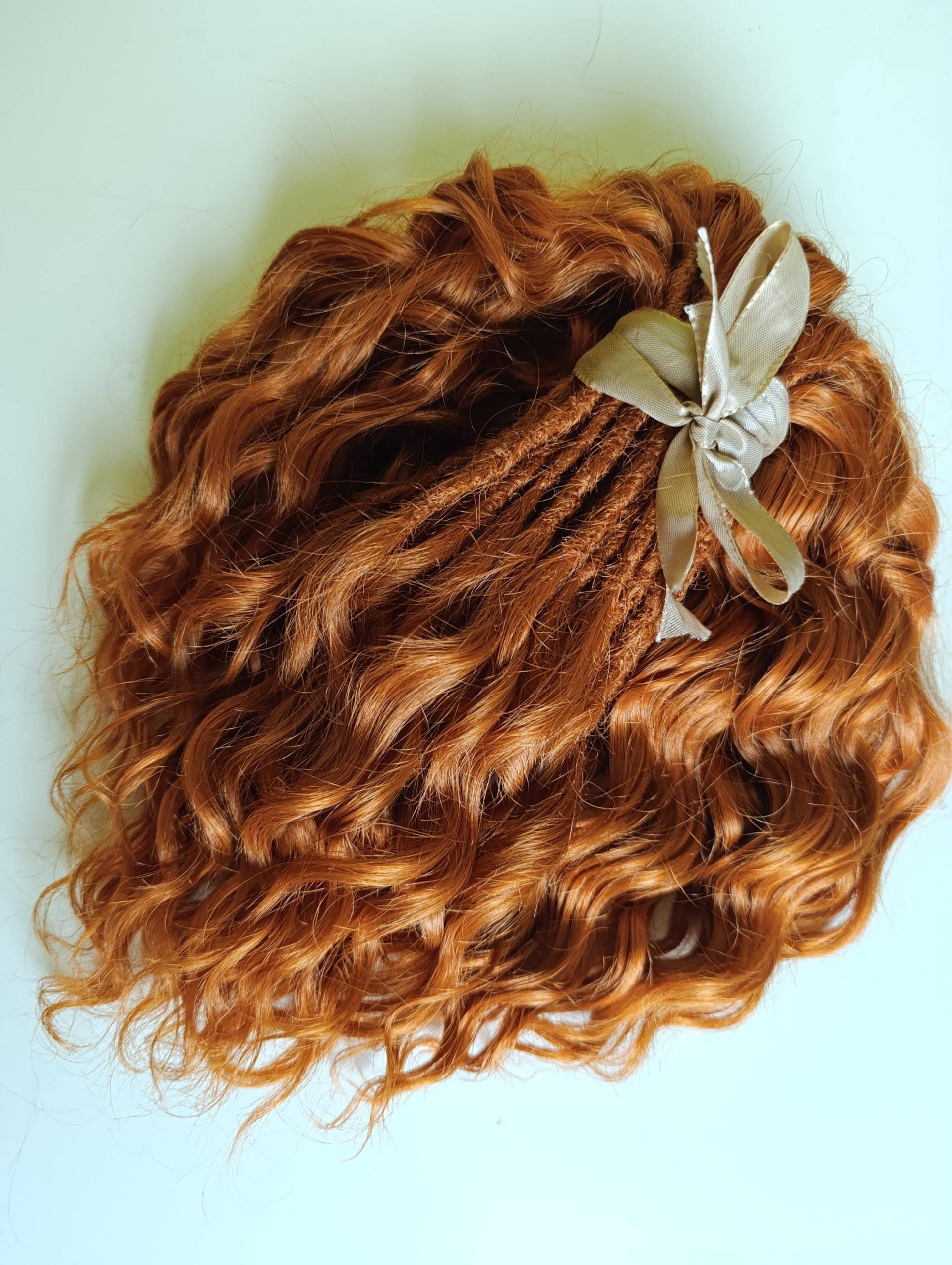 Ginger Wavy Dreadlocks Kurzes, Doppelendes Kunsthaar - 26cm Ginger Wavy Dreadlocks Kurzes, Doppelendes Kunsthaar - 26cm von Etsy - KIRINDREADS