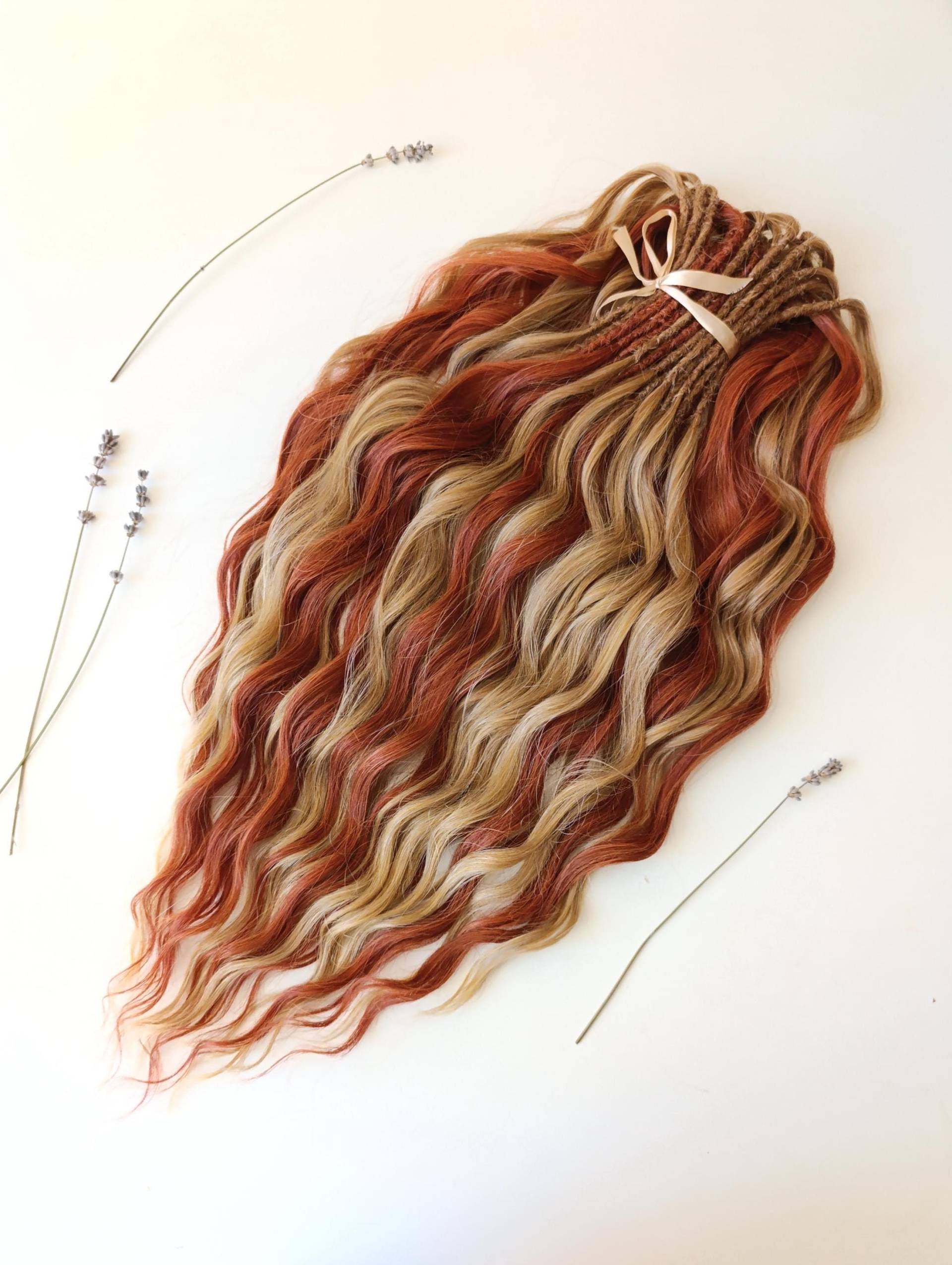 Handgemachte Gelockte Dreads Lange, Lose Welle, Leicht Zu Kämmende Haarverlängerungen Handgemachte Gelockte Dreads Lange, Lose Welle, Leicht Zu Kämmende Haarverlängerungen von Etsy - KIRINDREADS