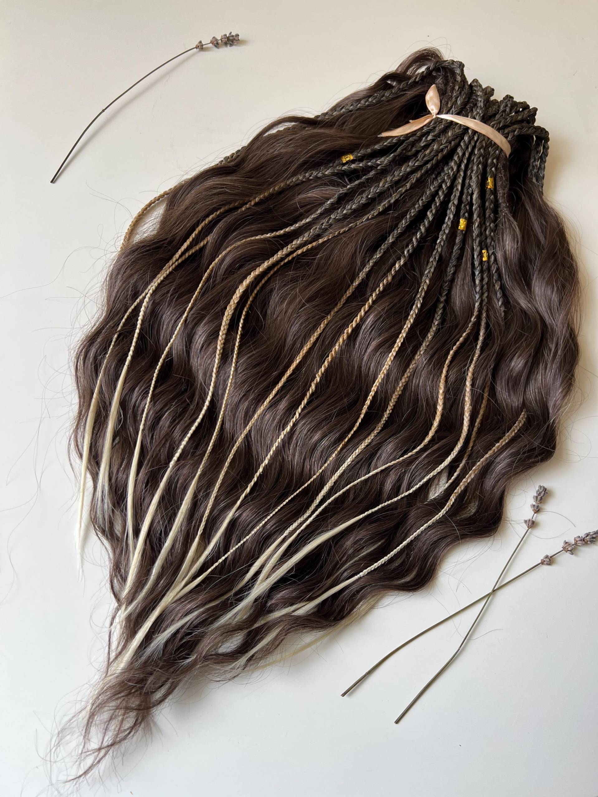 Schokobraune Boho Braid Dreads Lange Gewellte Synthetik Dreads Mit Strähnchen Schokobraune Boho Braid Dreads Lange Gewellte Synthetik Dreads Mit Strähnchen von Etsy - KIRINDREADS