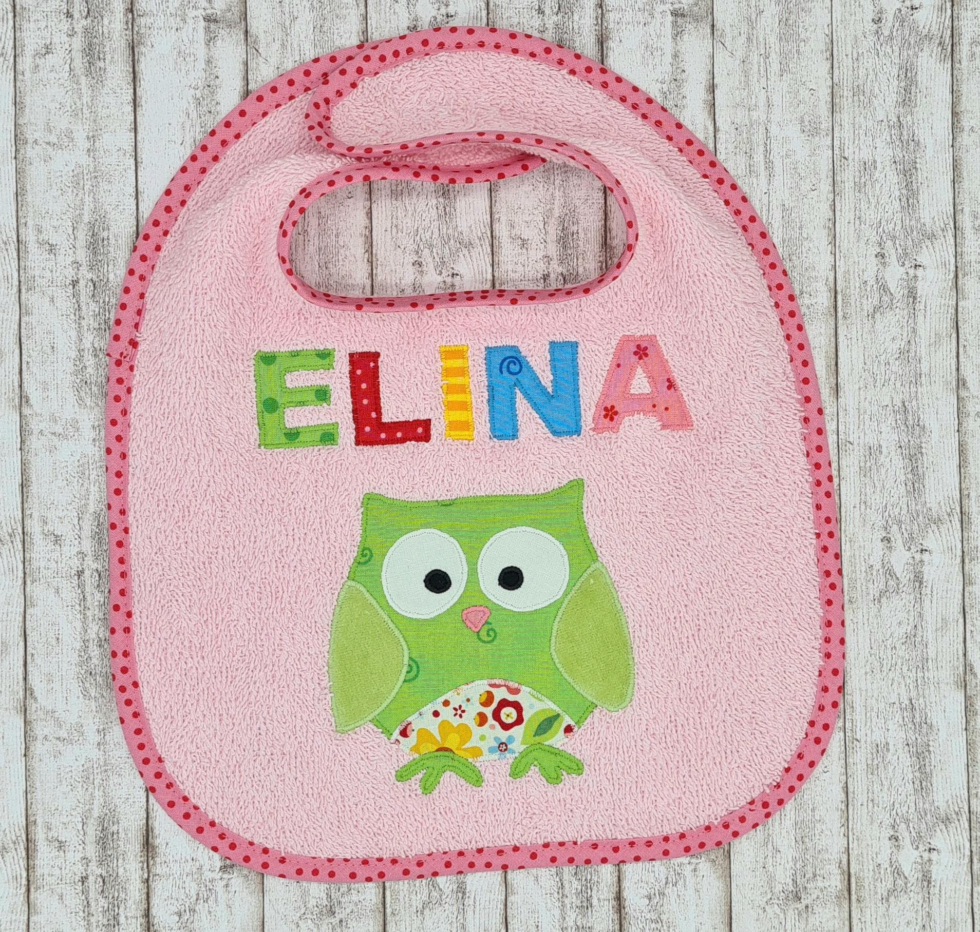 Lätzchen Eule Elli Latz Lätzchen Eule Elli Latz von Etsy - KLEiNERFiLZi