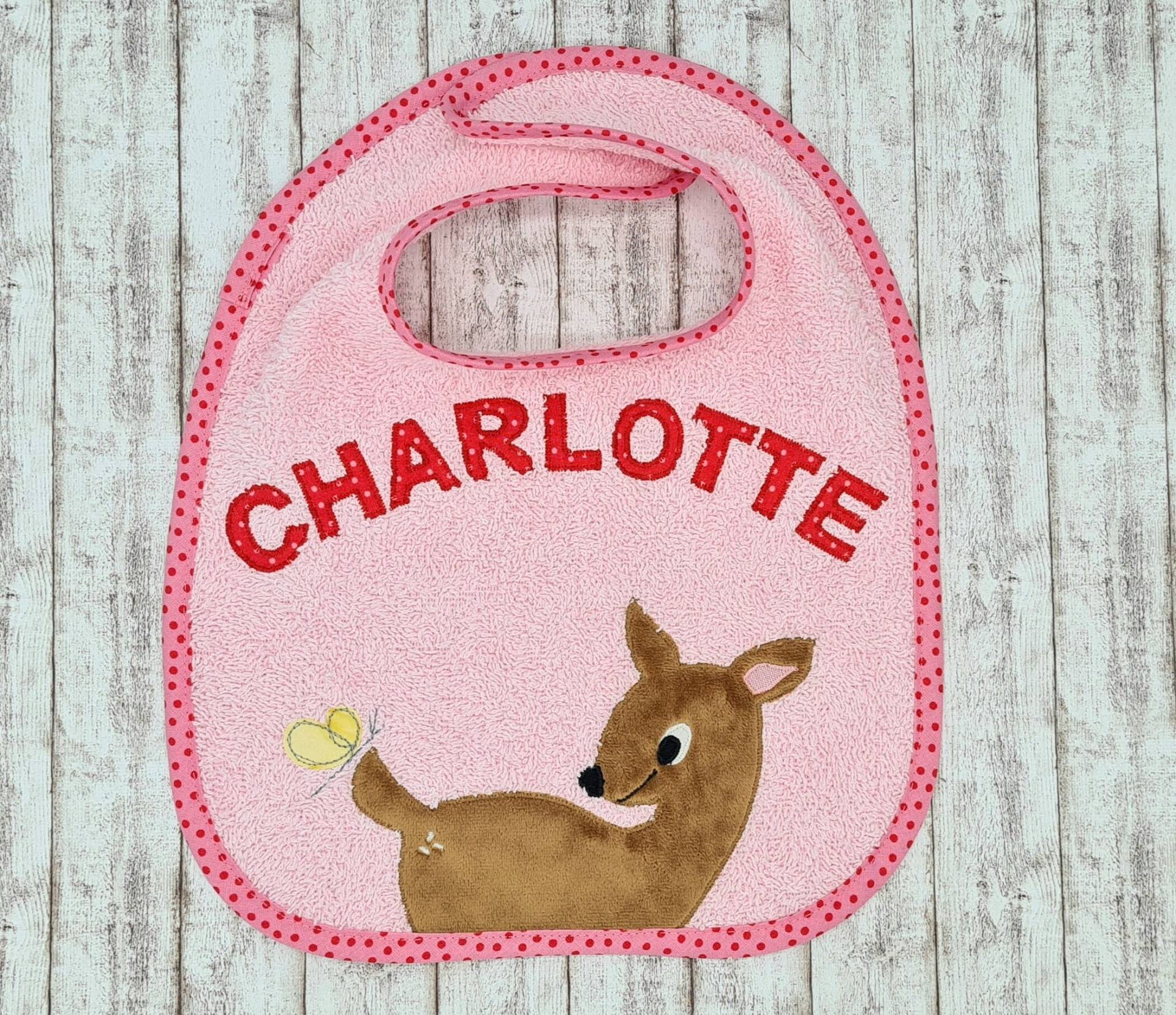 Lätzchen Reh Rike Mit Name Lätzchen Reh Rike Mit Name von Etsy - KLEiNERFiLZi