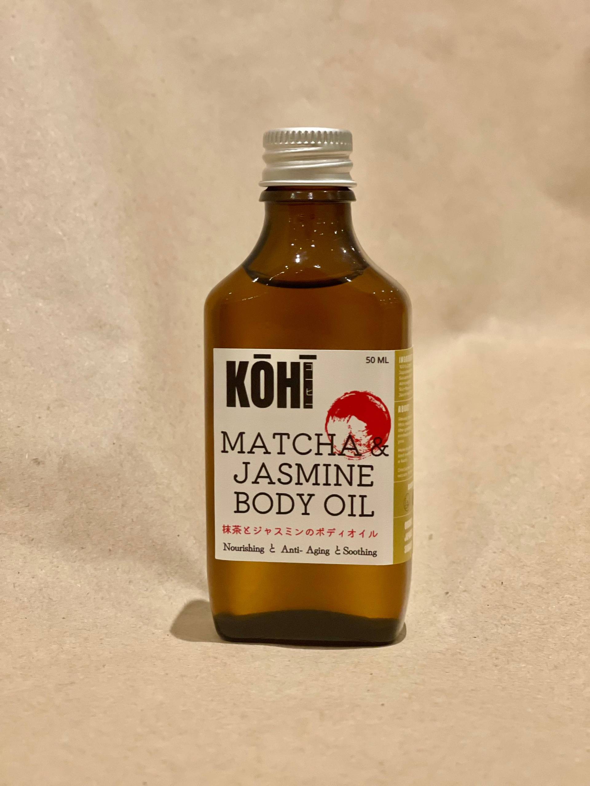 Matcha & Jasmin Körperöl von Etsy - KOHILONDON