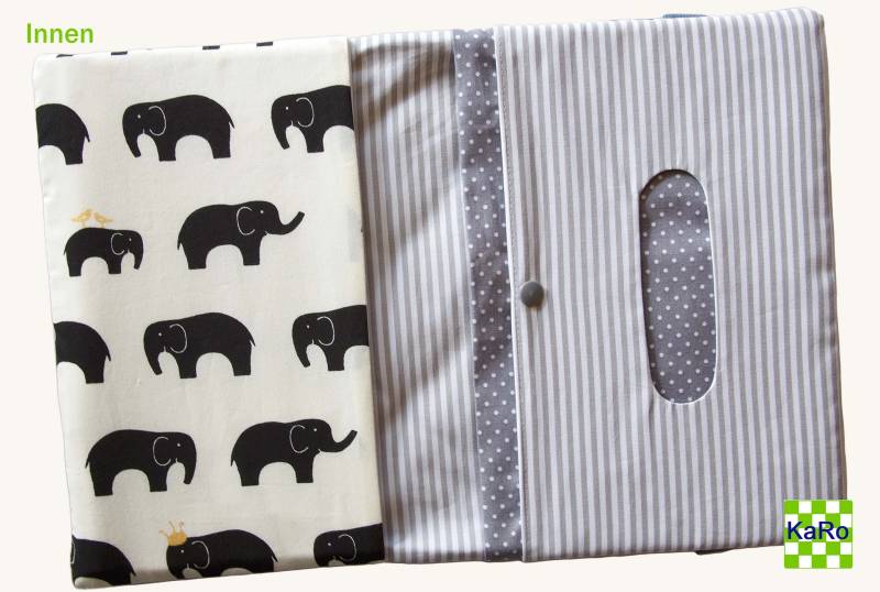 Windeltasche Wickeltasche Xxl To Go Geschenk Baby Stoff Elefant von Etsy - KaRoVonKathrin