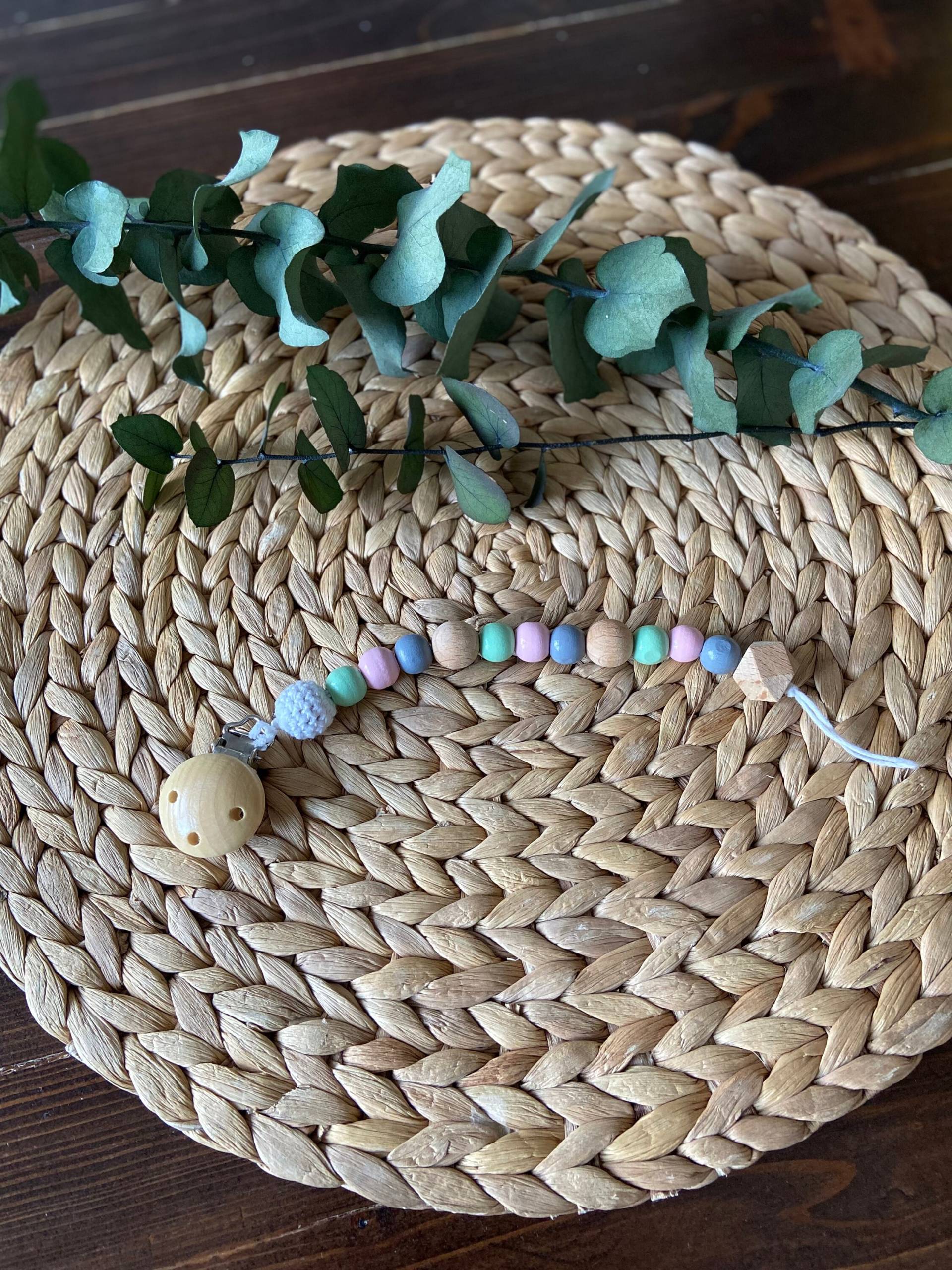 Schnullerkette Bunt Für Mädchen von Etsy - KaddisWeltShop