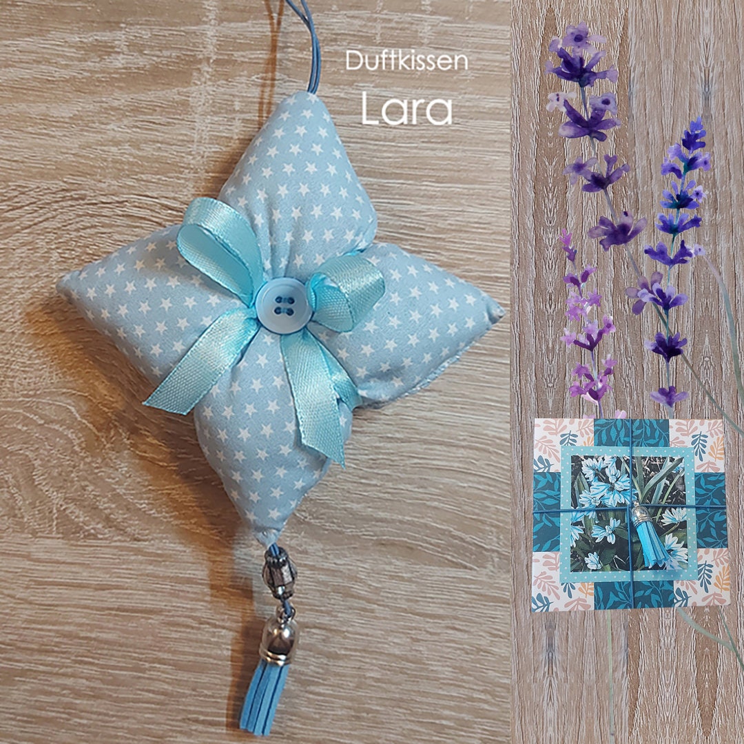 Lavendelkissen | Geschenkbox + Duftkissen Mit Lavendel - Lara Liebevoll Handgemachtes Aromakissen Kleines Geschenk von Etsy - KarlbergKreativ