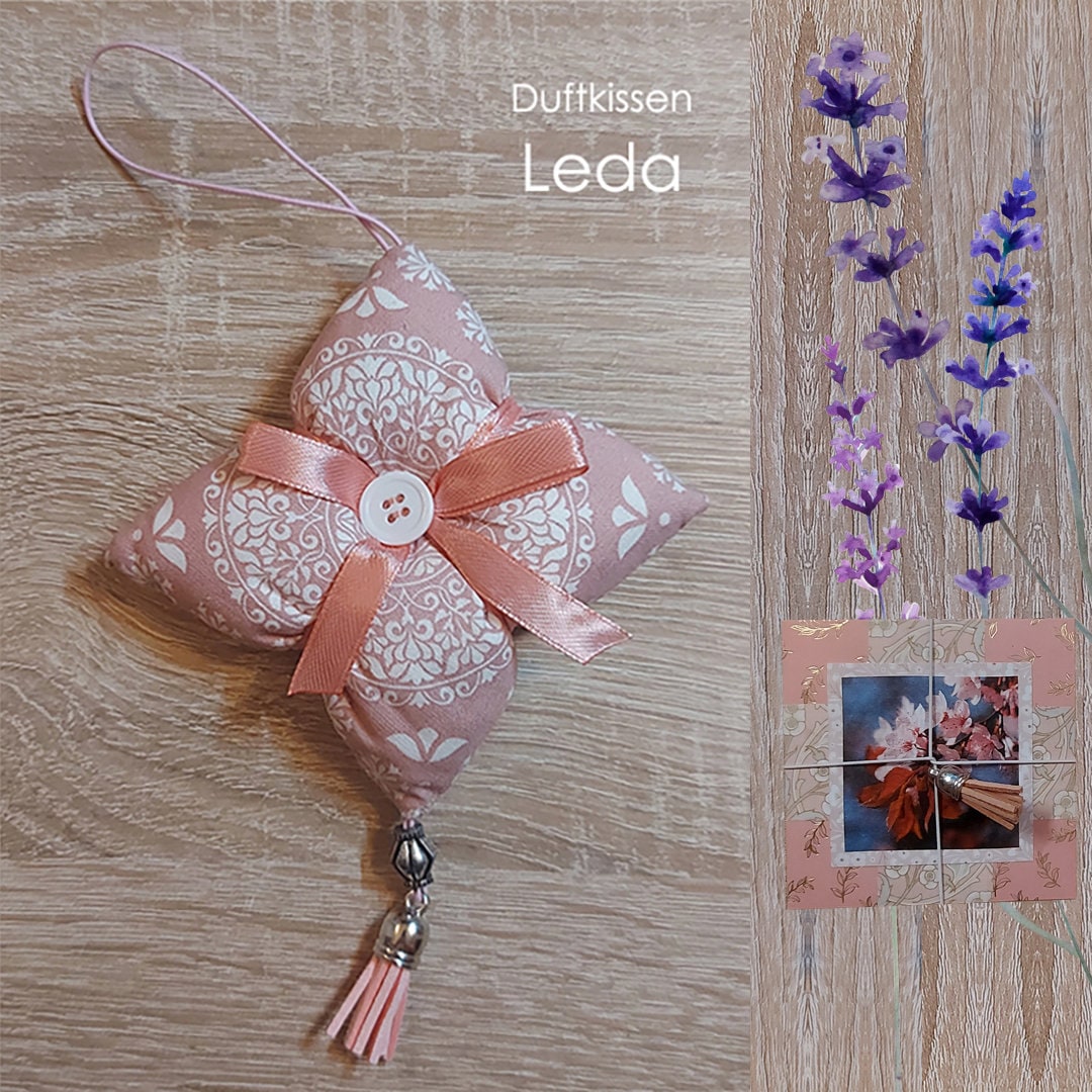 Lavendelkissen | Geschenkbox + Duftkissen Mit Lavendel - Leda Liebevoll Handgemachtes Aromakissen Kleines Geschenk von Etsy - KarlbergKreativ