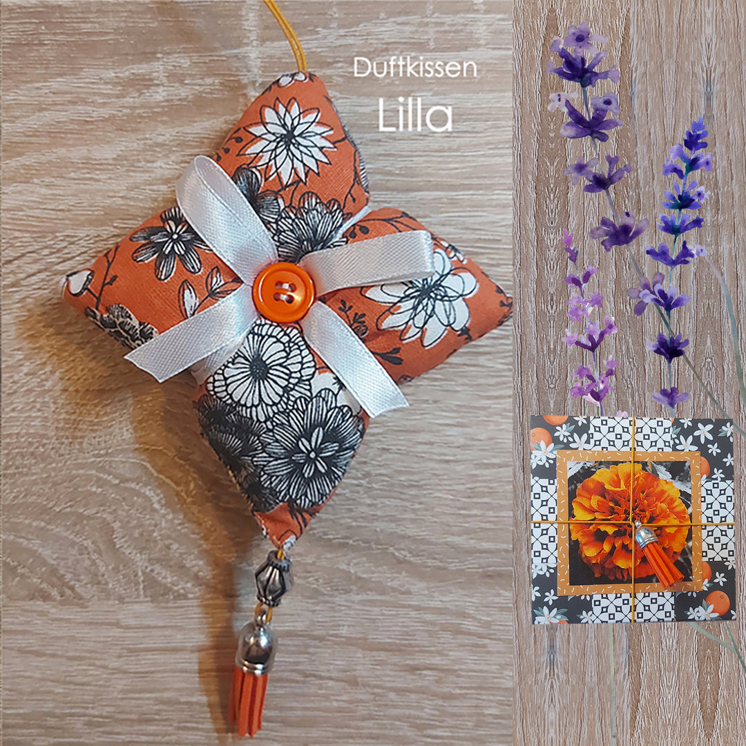 Lavendelkissen | Geschenkbox + Duftkissen Mit Lavendel - Lilla Liebevoll Handgemachtes Aromakissen Kleines Geschenk von Etsy - KarlbergKreativ