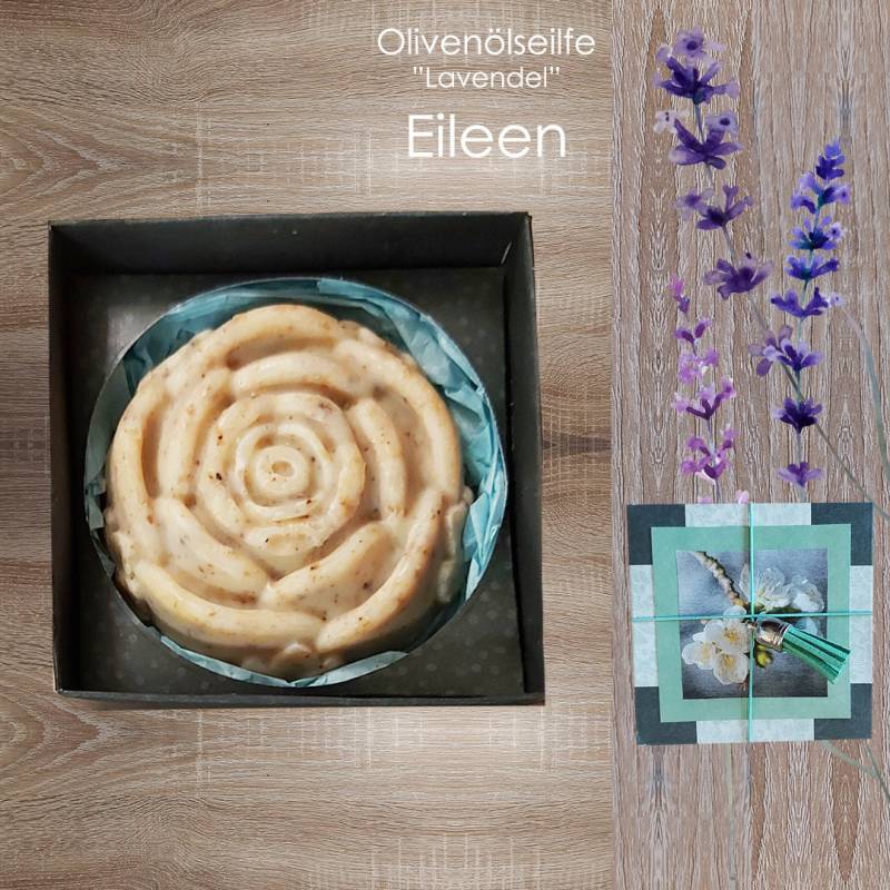 Olivenölseife | Geschenkbox + "Lavendel" - Eileen Natürliche, Kaltgerührte, Rustikale Motivseife Kleines Geschenk von Etsy - KarlbergKreativ