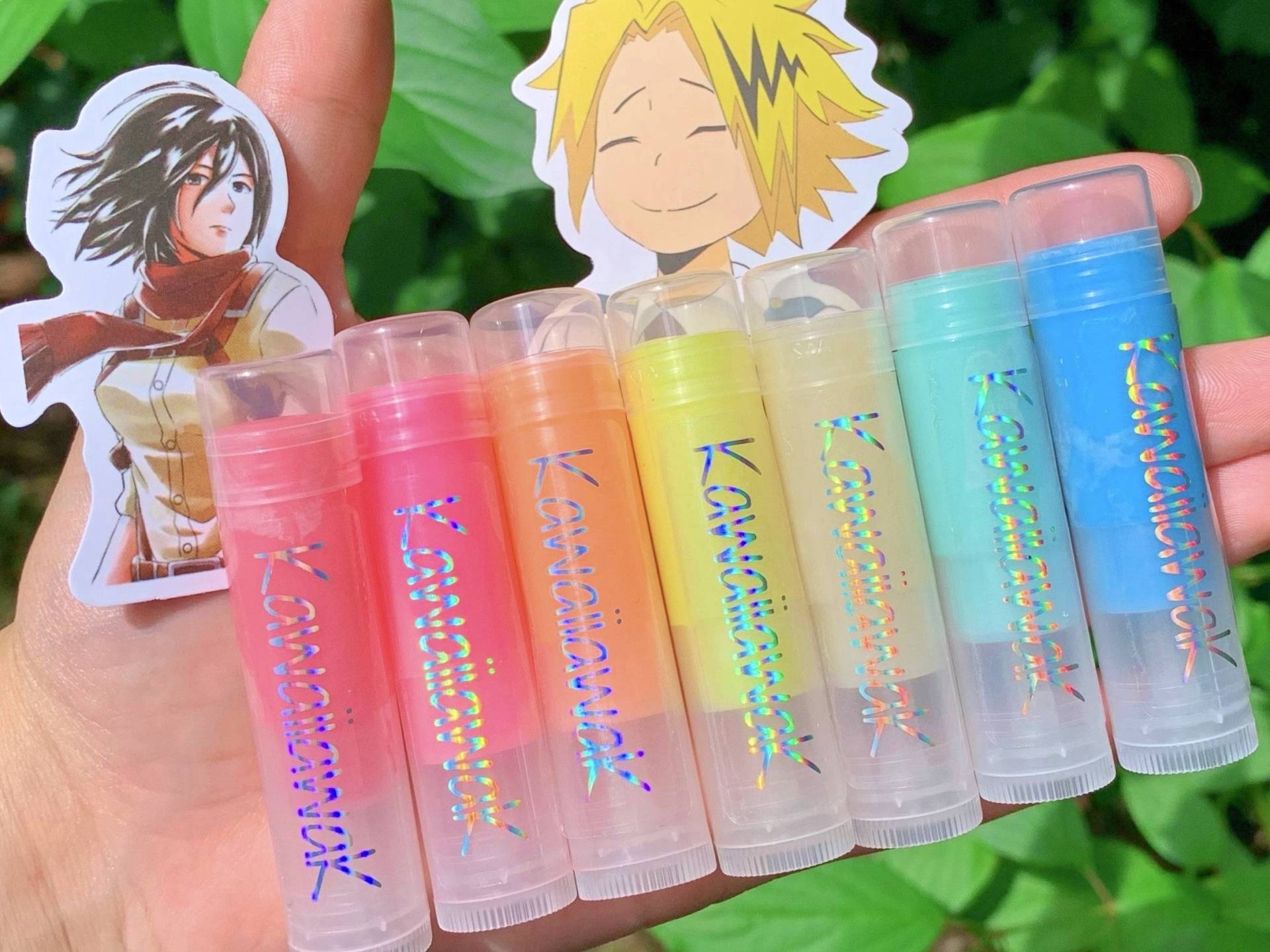 Anime Inspirierter Lippenbalsam | Inspiriert Chapstick Feuchtigkeitsspendender von Etsy - KawaiiawaK