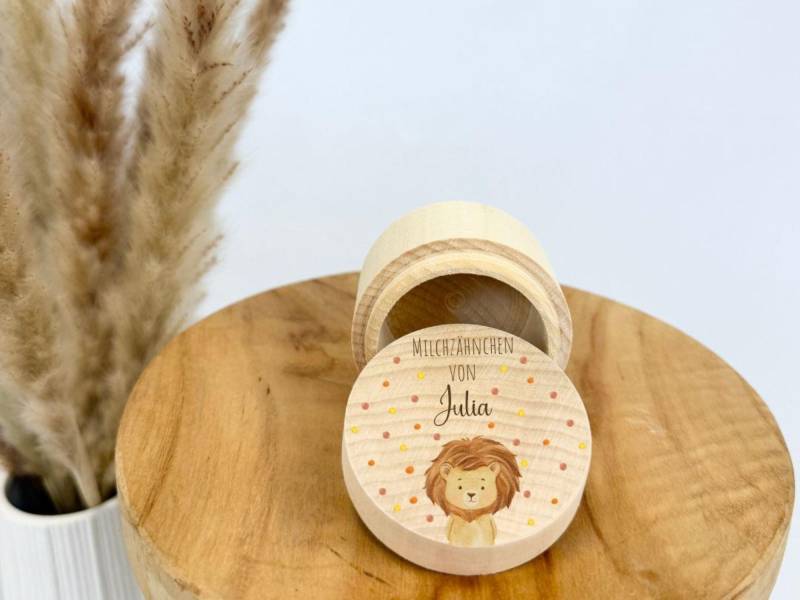 Milchzahndose Personalisiert, Zahndose Holz, Dose Für Milchzähne, Milchzähne Mit Namen, Linos Punkten von Etsy - Kidslino