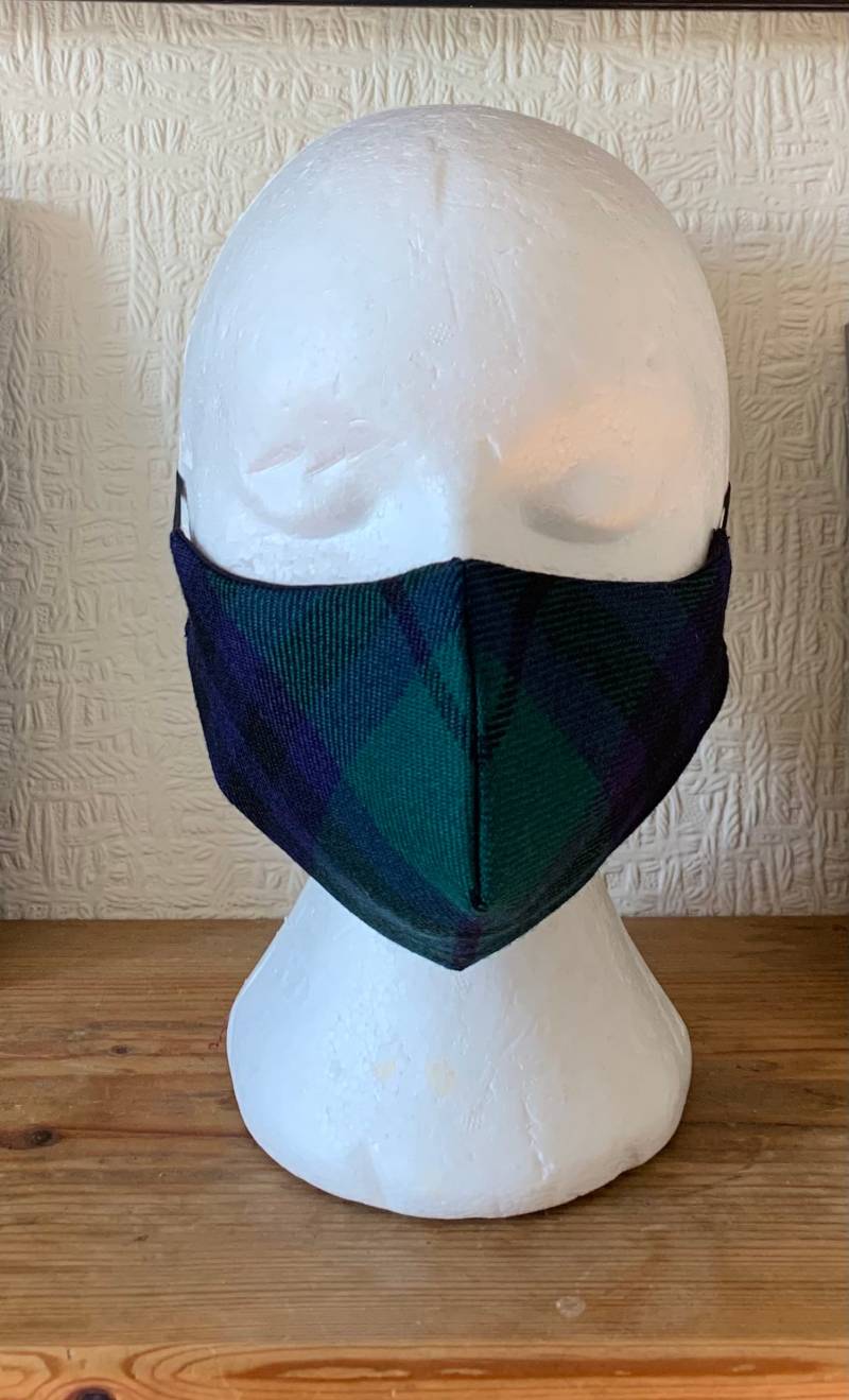 Austin/ Keith Tartan Gesichtsmaske von Etsy - Kiltqueenstudio