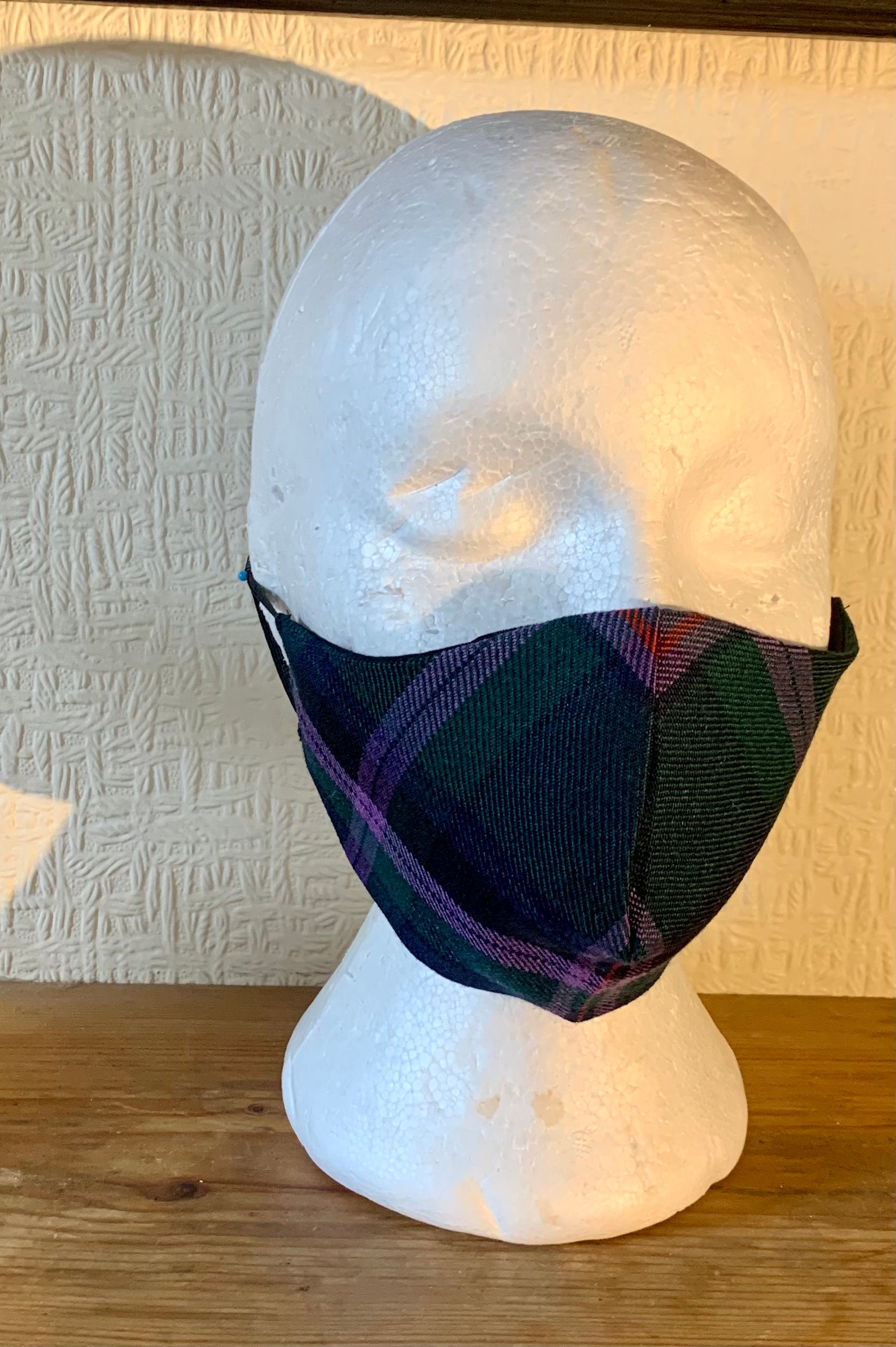 Cooper Tartan Maske von Etsy - Kiltqueenstudio