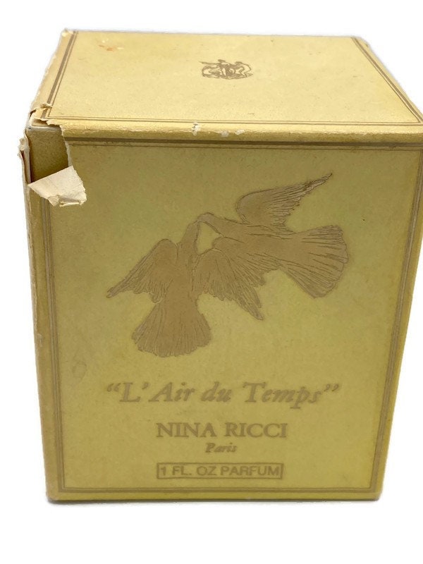 Jahrgang 1950 Nina Ricci Nr 52 L'air Du Temps Parfum Lalique Double Dove 30Ml 1 Oz Versiegelt Paris Frankreich Falke Aux Deux Colombes von Etsy - KimmsAttic