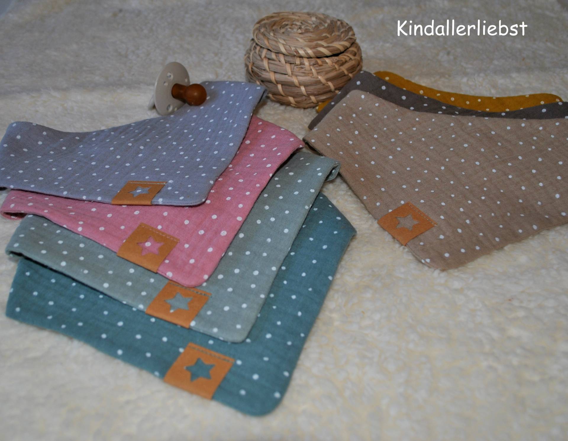 Musselin Baby Halstuch Verschiedene Farben Sets von Etsy - Kindallerliebst