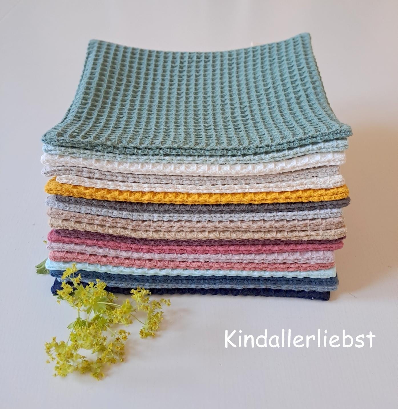 Waschlappen Waffelpique 100% Baumwolle Viele Farben Waschlappen Waffelpique 100% Baumwolle Viele Farben von Etsy - Kindallerliebst