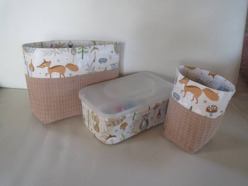 2Tlg. Wickelset Fuchs & Eule von Etsy - KinderkramDE