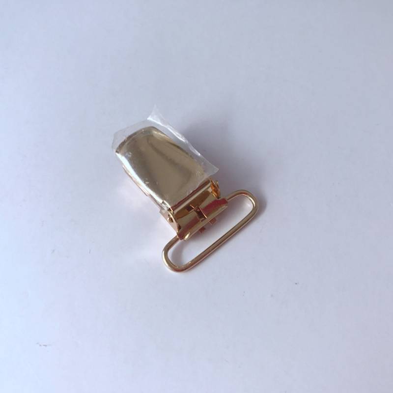 Bügelclips 4/8/10/20/50 Stk. 20mm Hellgold Metall Clip Schnullerclip Personalisierte Verschluss von Etsy - Kingnuo
