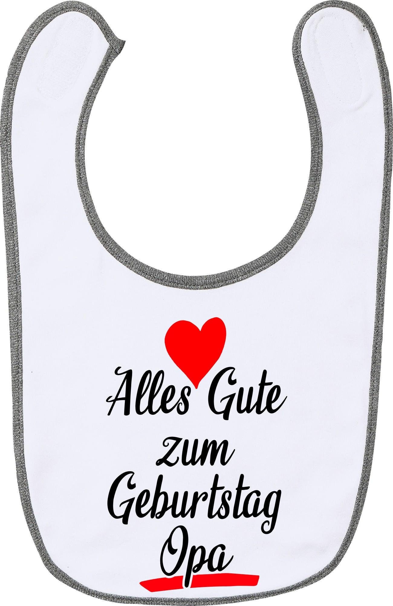 Baby Latz "Alles Gute Zum Geburtstag Opa" von Etsy - Kleckerliese