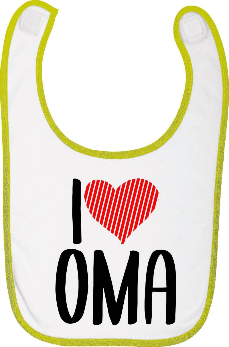 Baby Latz "I Love Oma" Lätzchen von Etsy - Kleckerliese