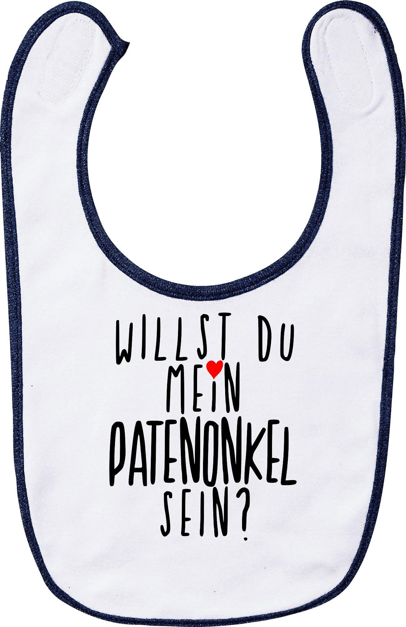 Baby Latz "Willst Du Mein Patenonkel Sein?" von Etsy - Kleckerliese