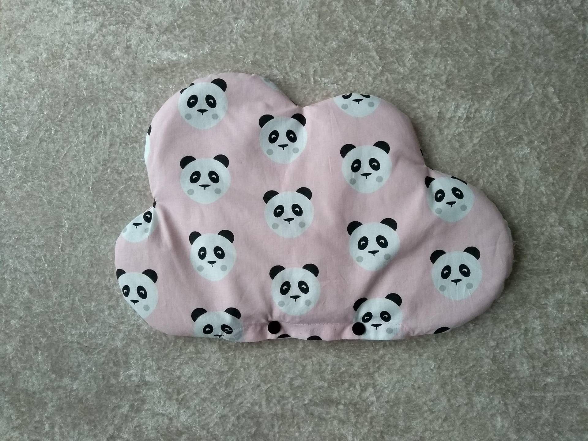 Wärmekissen Wolke, Panda, Rosa, Roggenfüllung von Etsy - KleineWohlmanufaktur